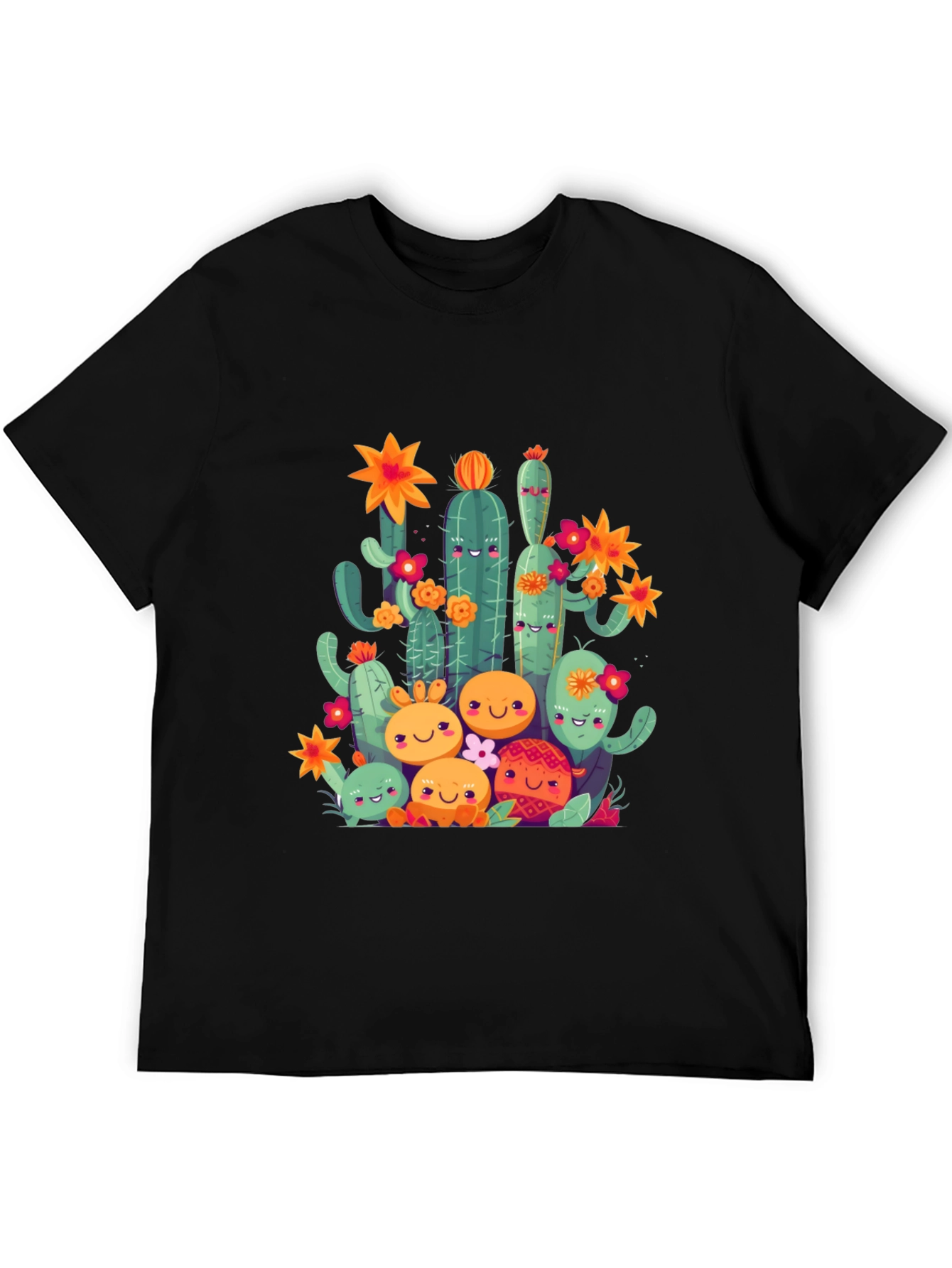 Cactus Family Graphic T-Shirt - Unique & Fun Design
