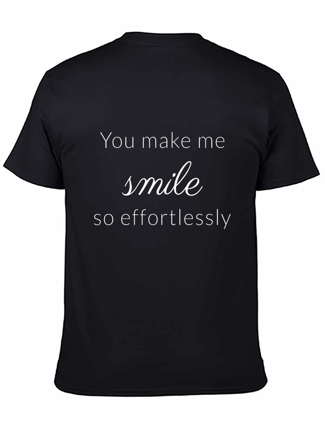 Effortless Smile Graphic Tee - Casual Comfort