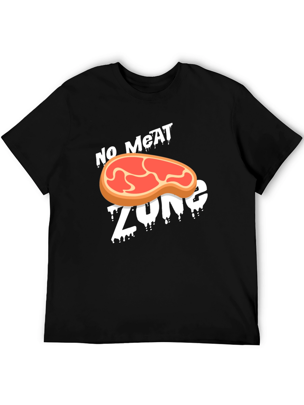 No Meat Zone Graphic T-Shirt - Vegan Style