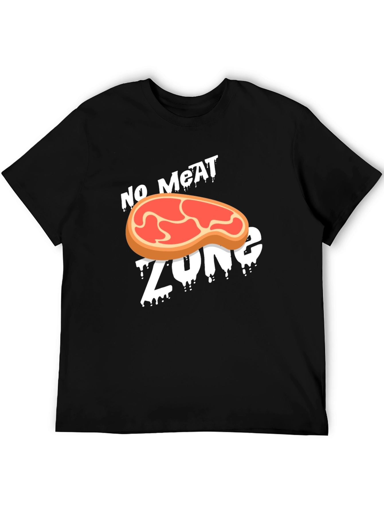 No Meat Zone Graphic T-Shirt - Vegan Style