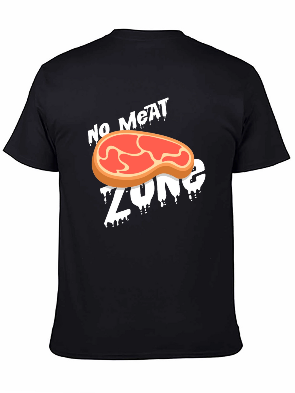 No Meat Zone Graphic T-Shirt - Vegan Style