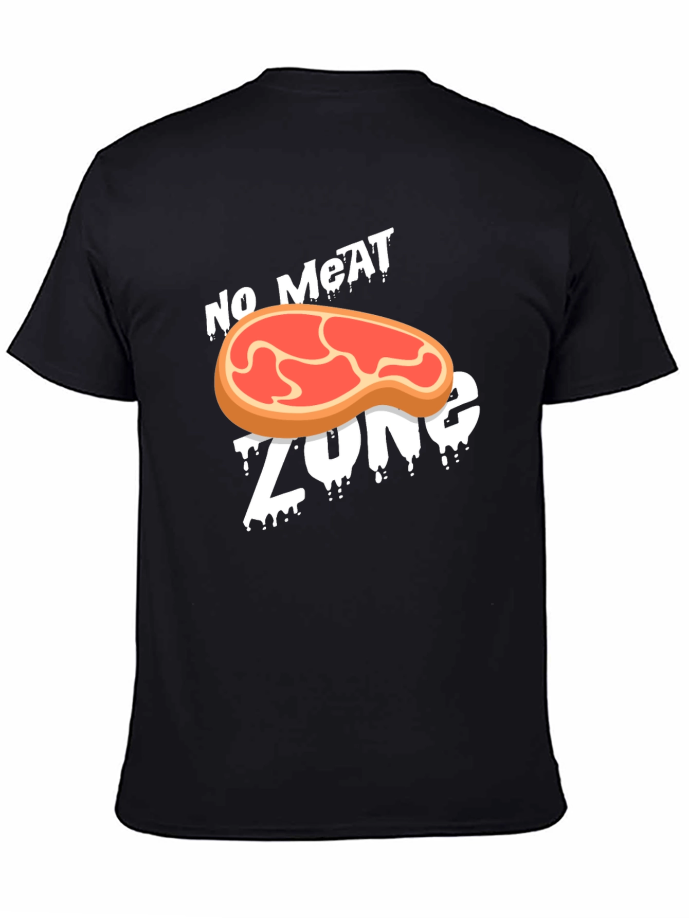 No Meat Zone Graphic T-Shirt - Vegan Style