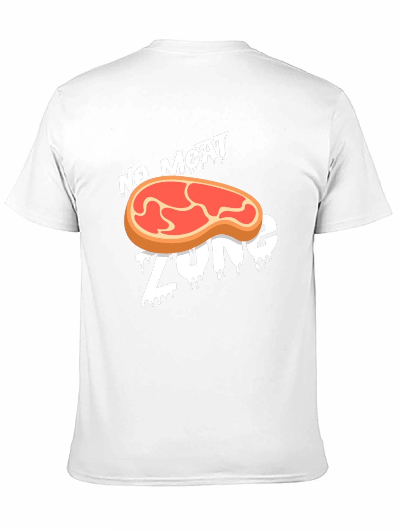 No Meat Zone Graphic T-Shirt - Vegan Style