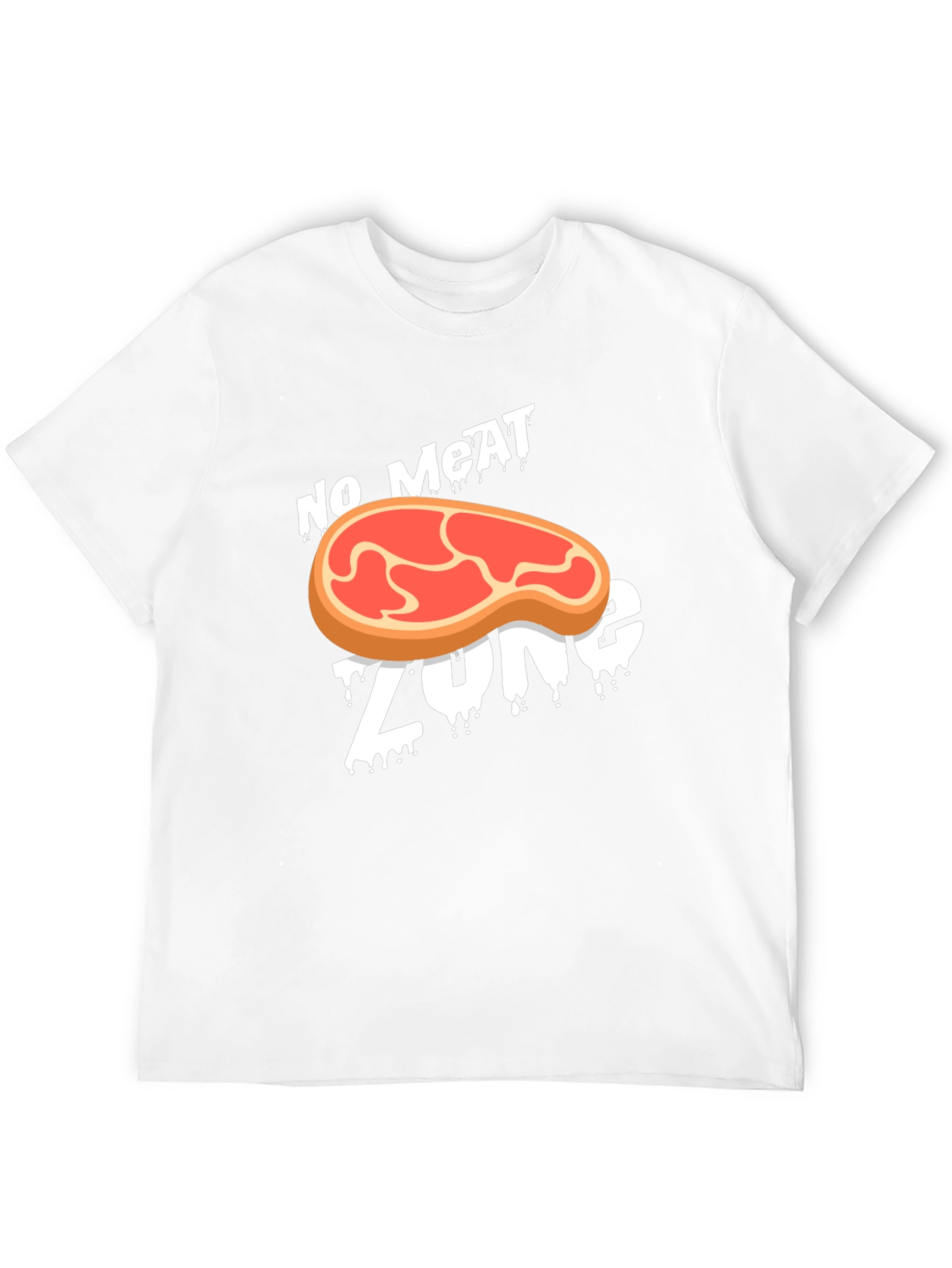 No Meat Zone Graphic T-Shirt - Vegan Style