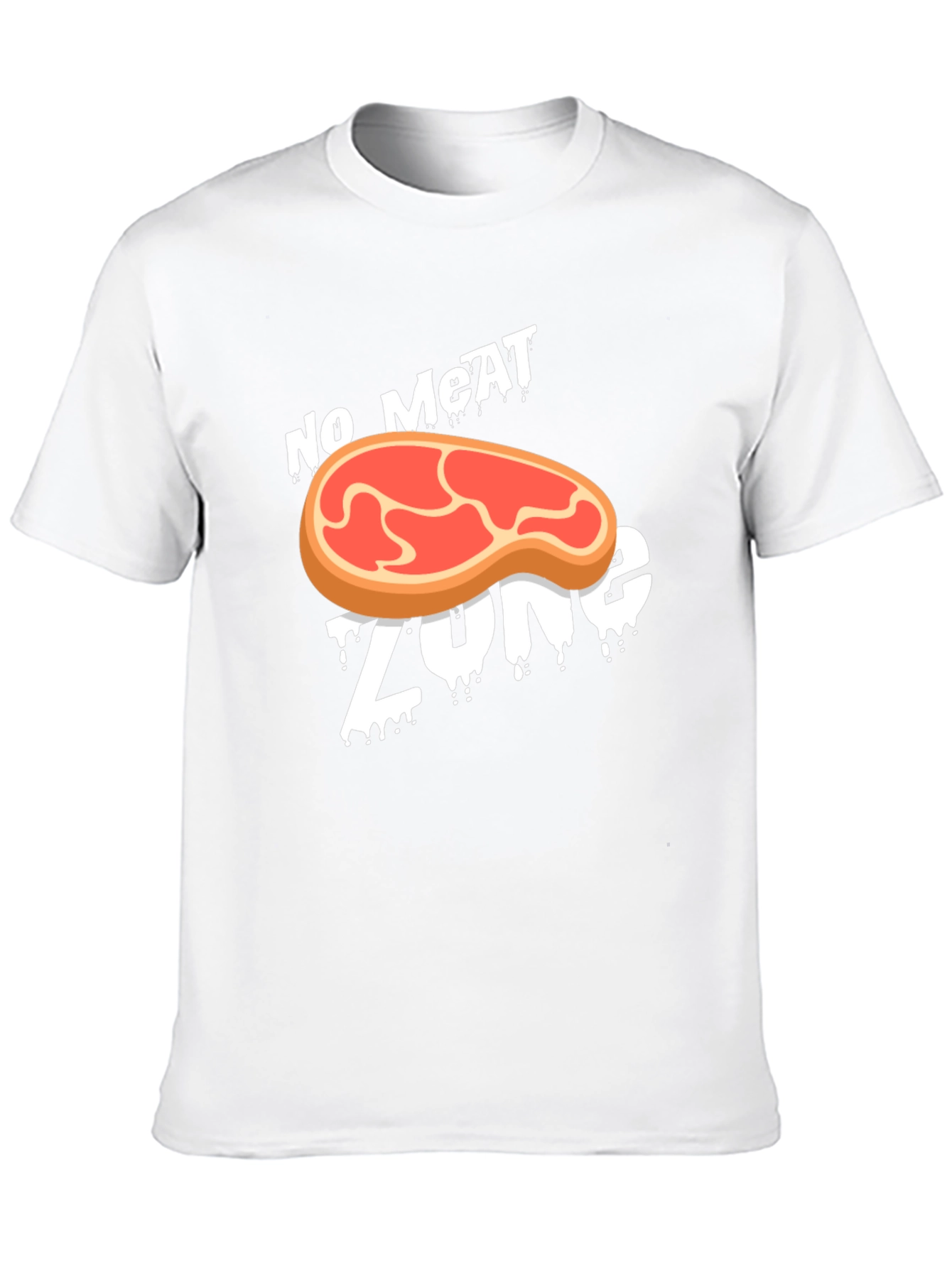 No Meat Zone Graphic T-Shirt - Vegan Style