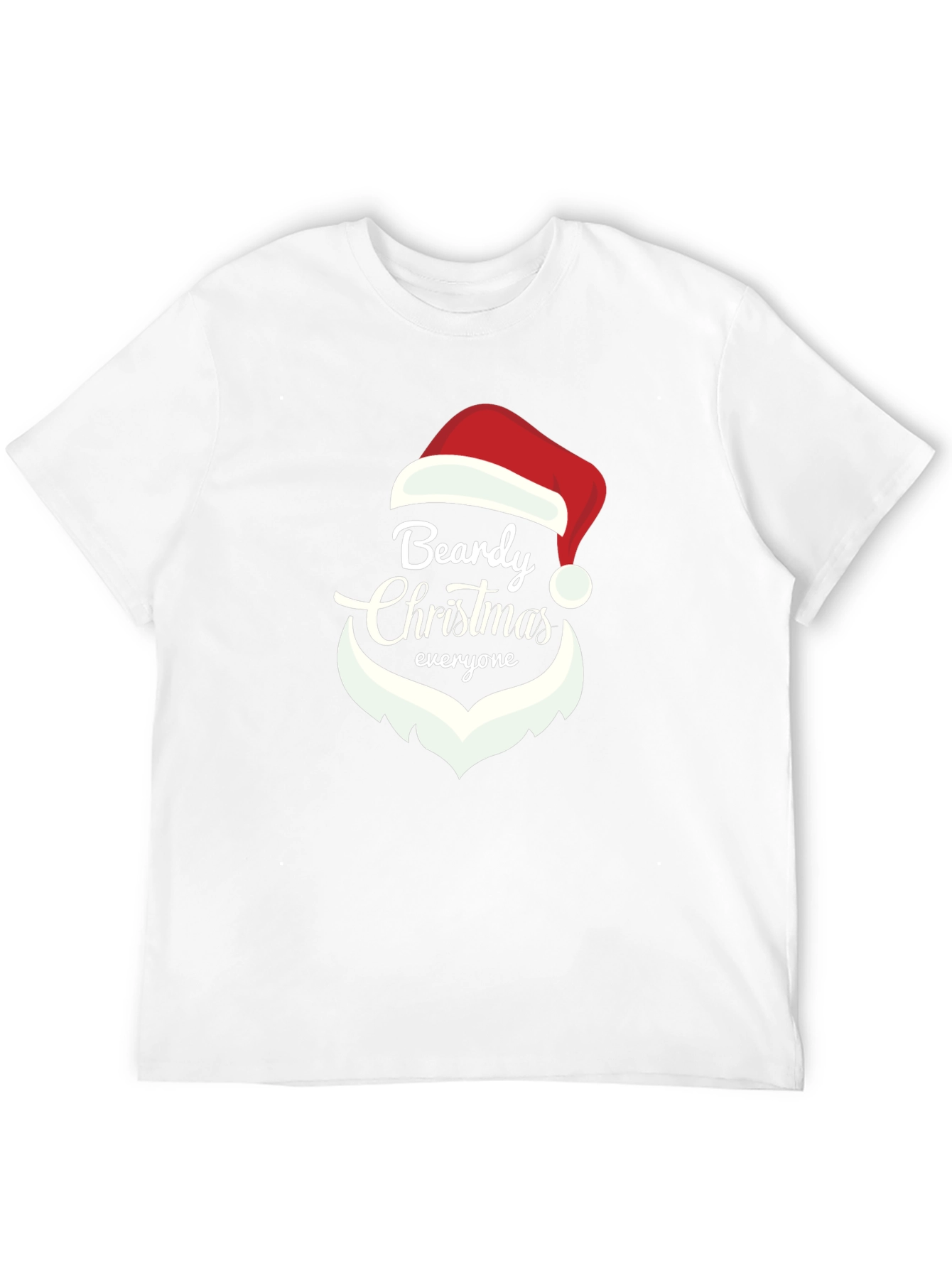 Beardy Christmas T-Shirt Holiday Tee