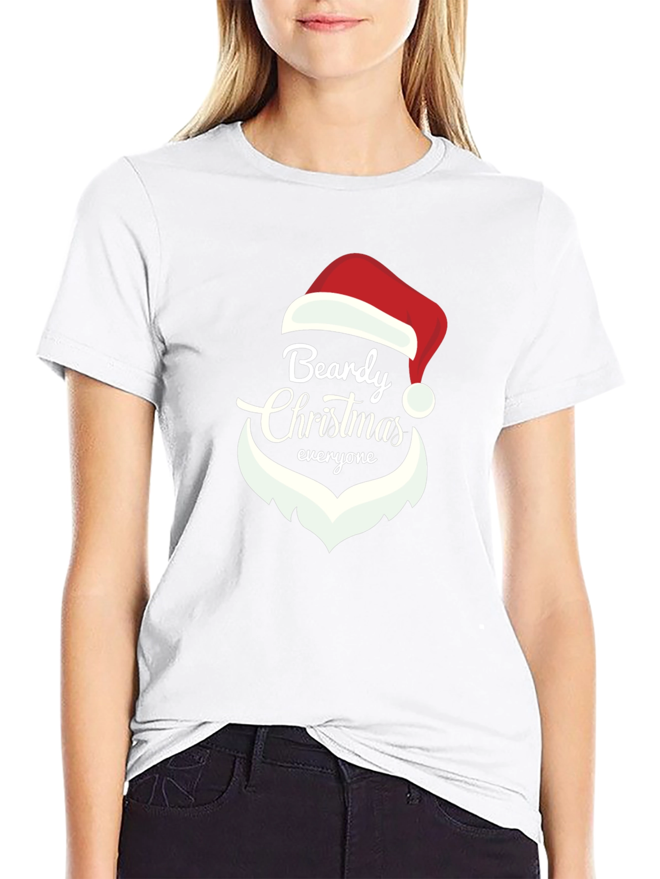 Beardy Christmas T-Shirt Holiday Tee