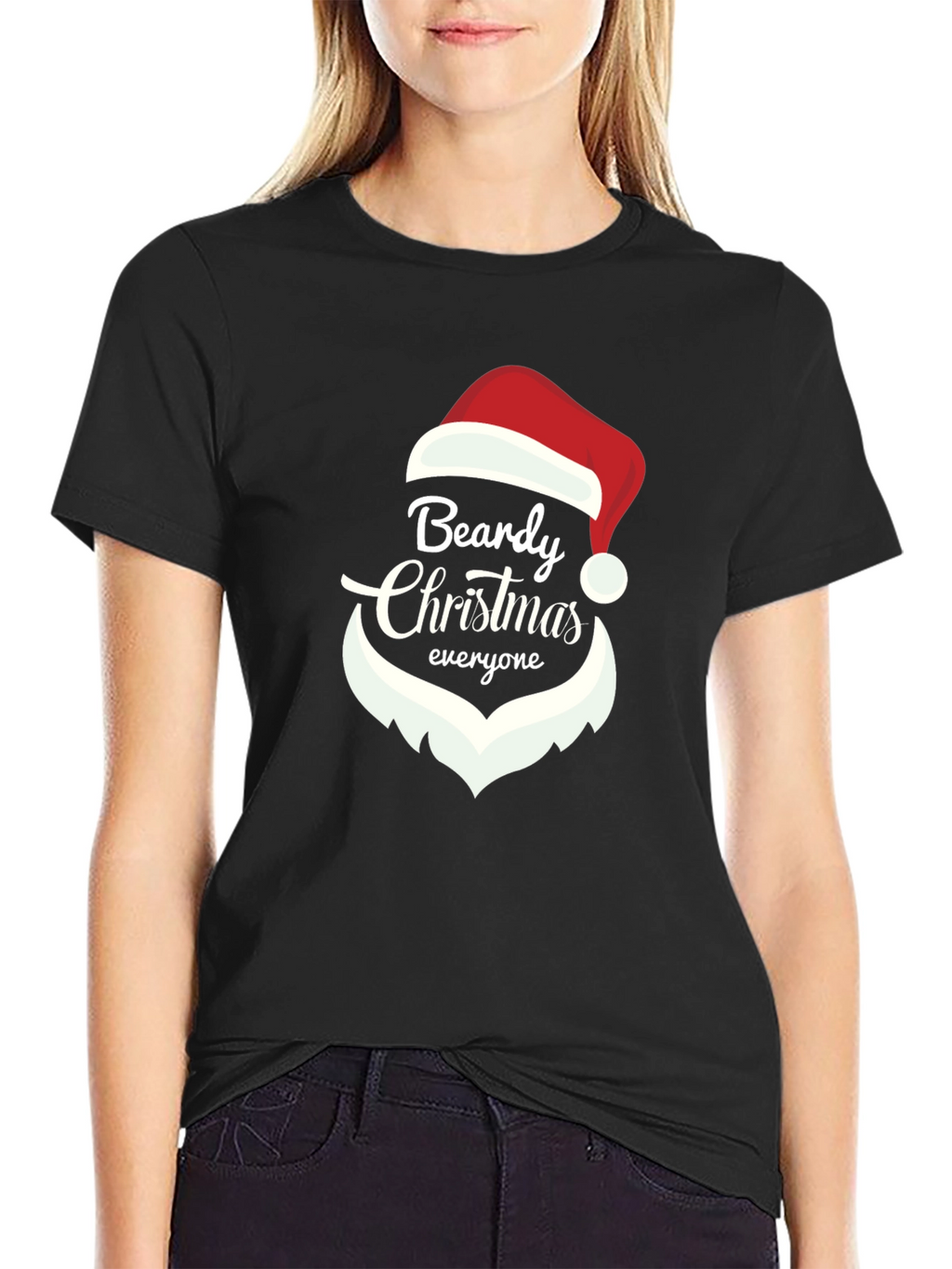 Beardy Christmas T-Shirt Holiday Tee
