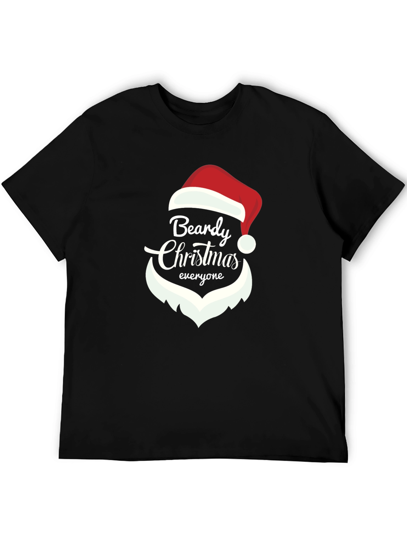 Beardy Christmas T-Shirt Holiday Tee