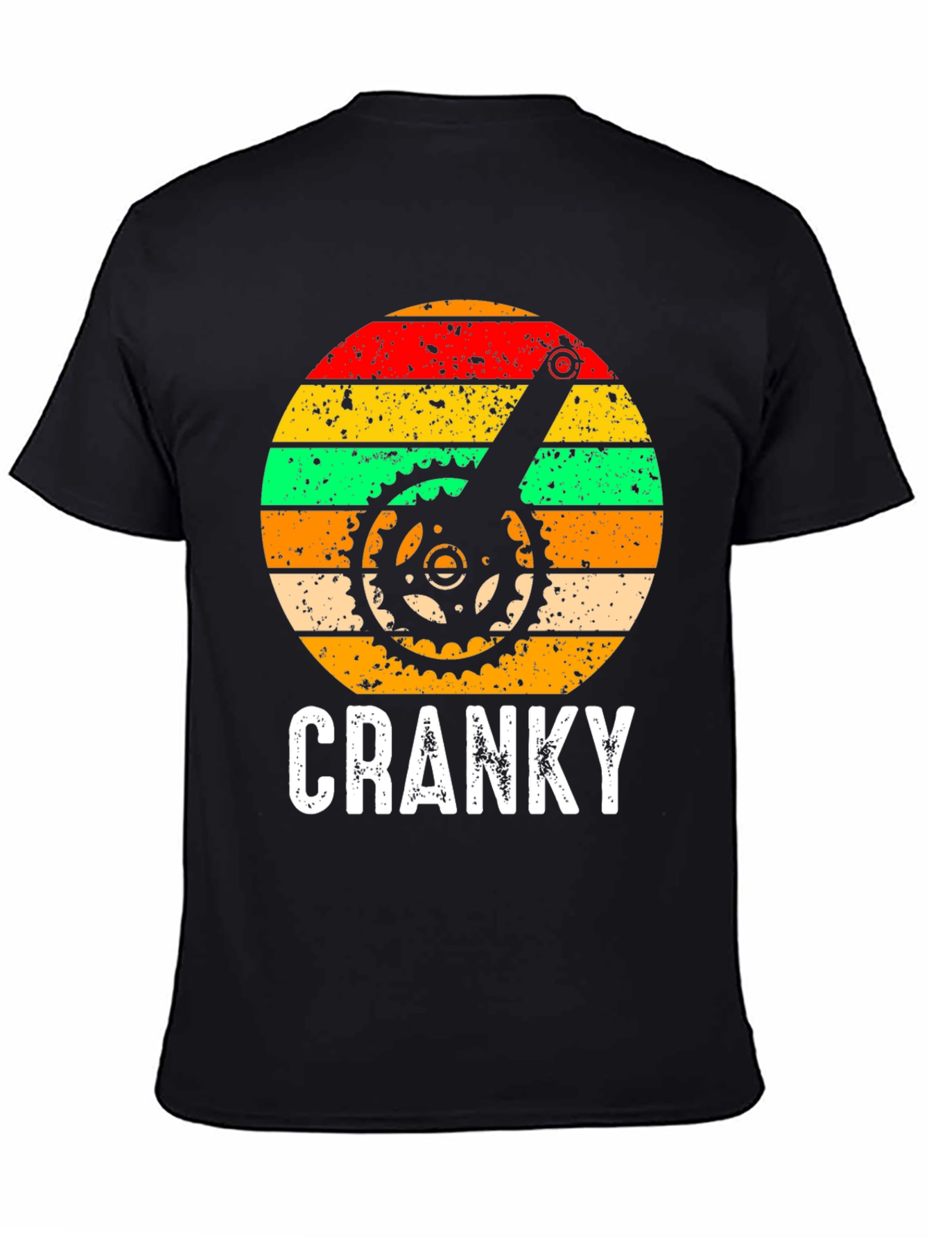 Cranky Cyclist Graphic Tee - Black