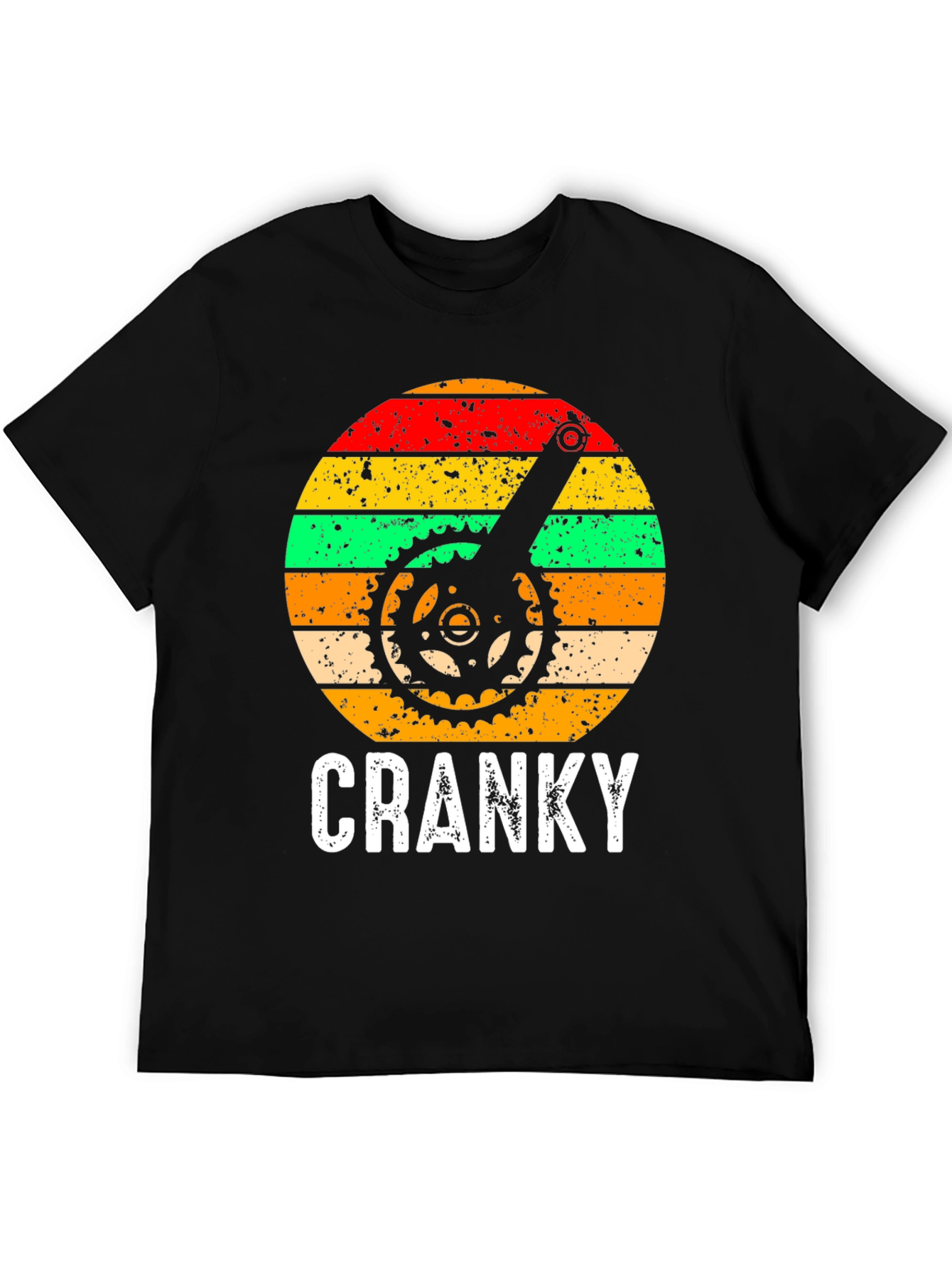 Cranky Cyclist Graphic Tee - Black