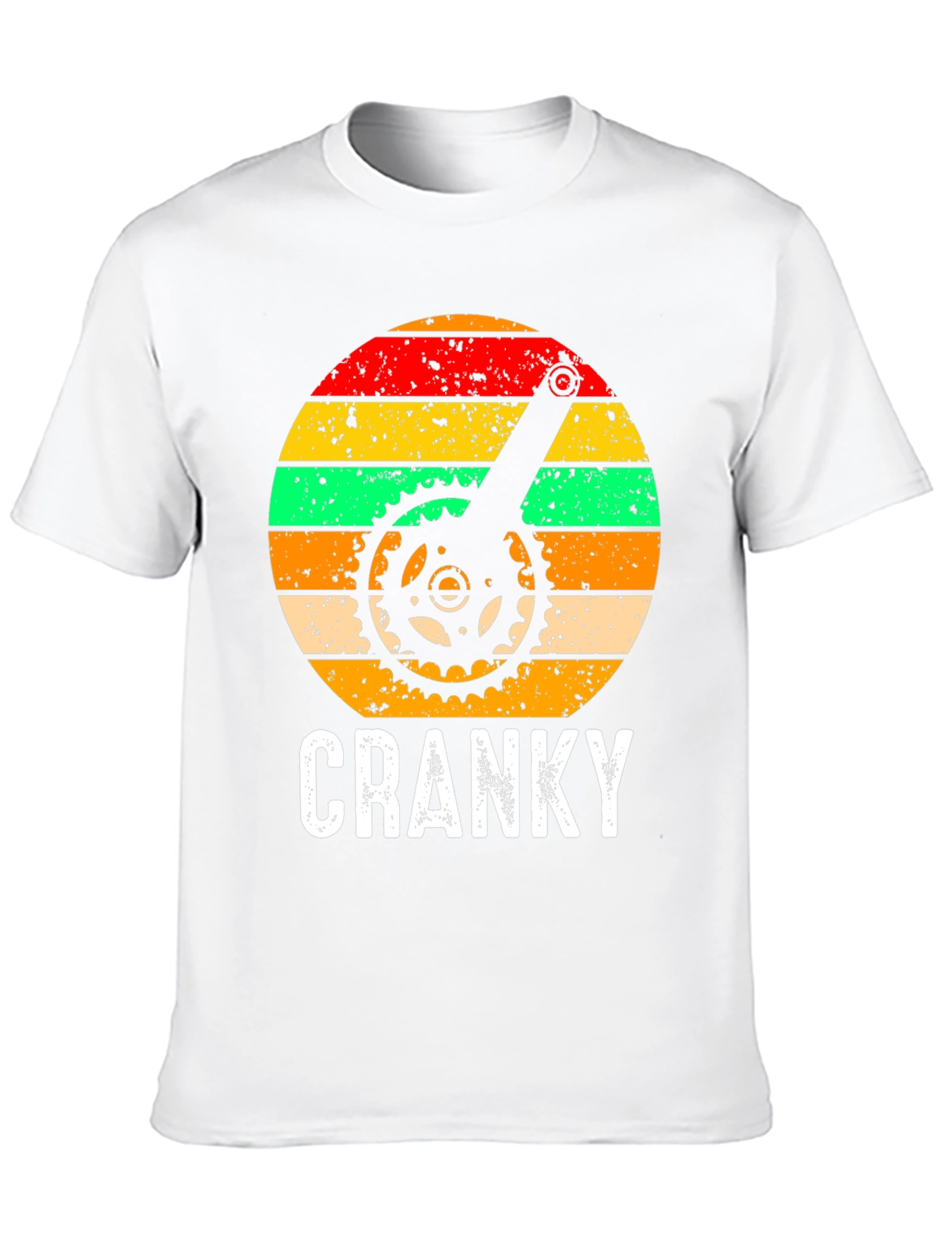 Cranky Cyclist Graphic Tee - Black