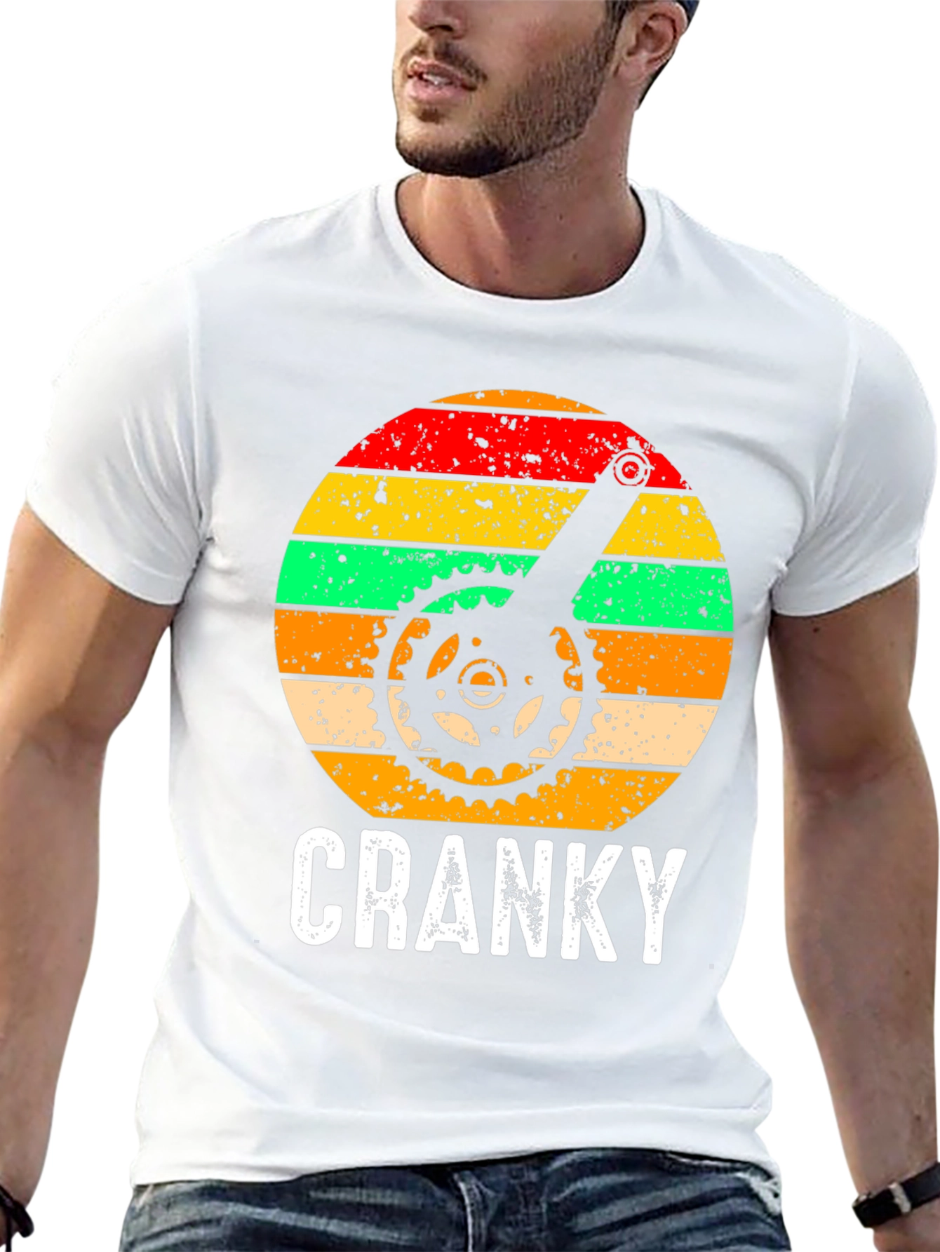 Cranky Cyclist Graphic Tee - Black