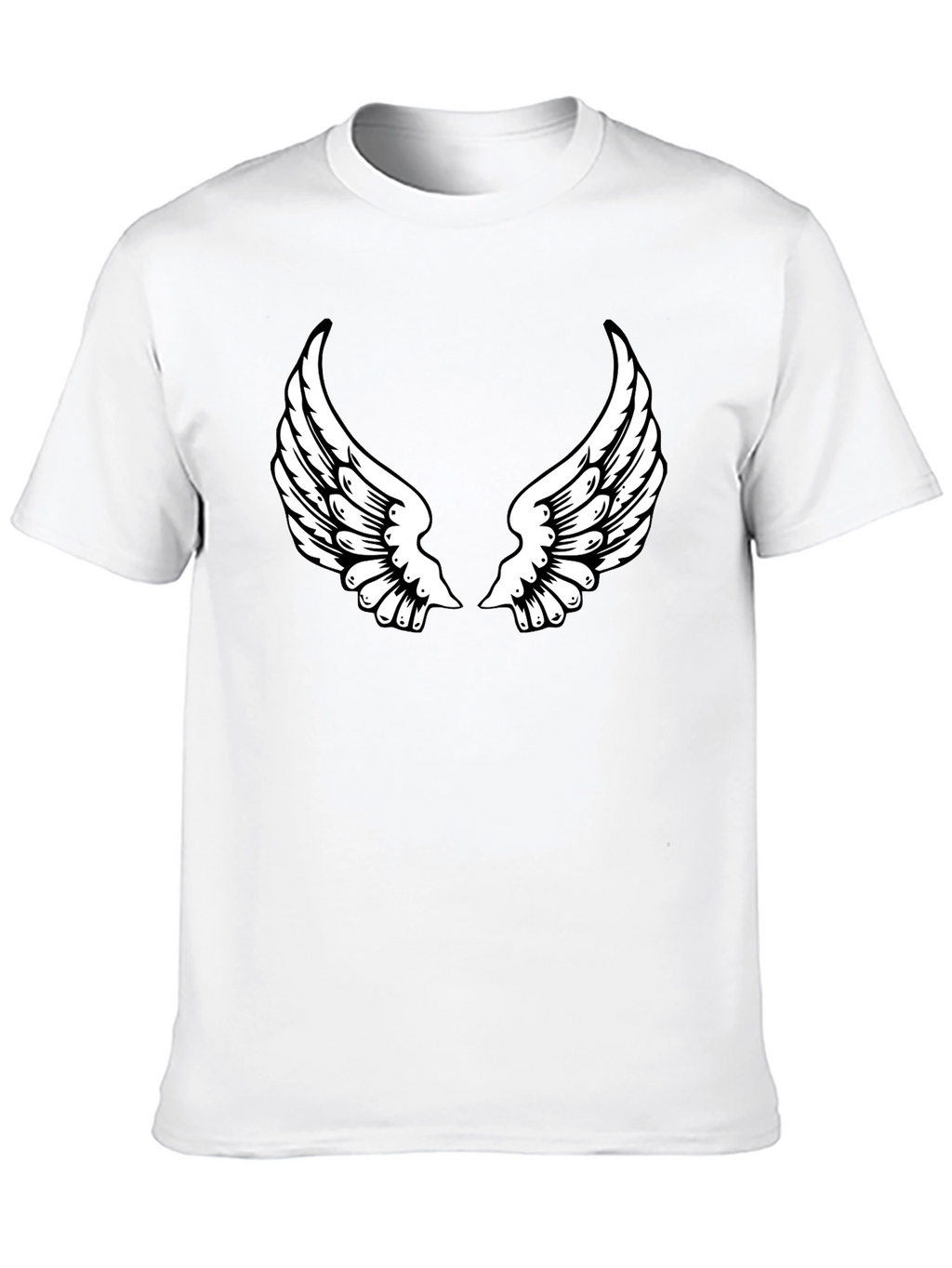 Black Angel Wing Graphic Tee