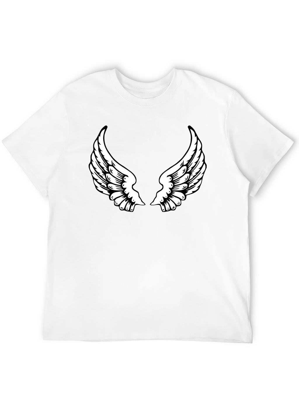 Black Angel Wing Graphic Tee