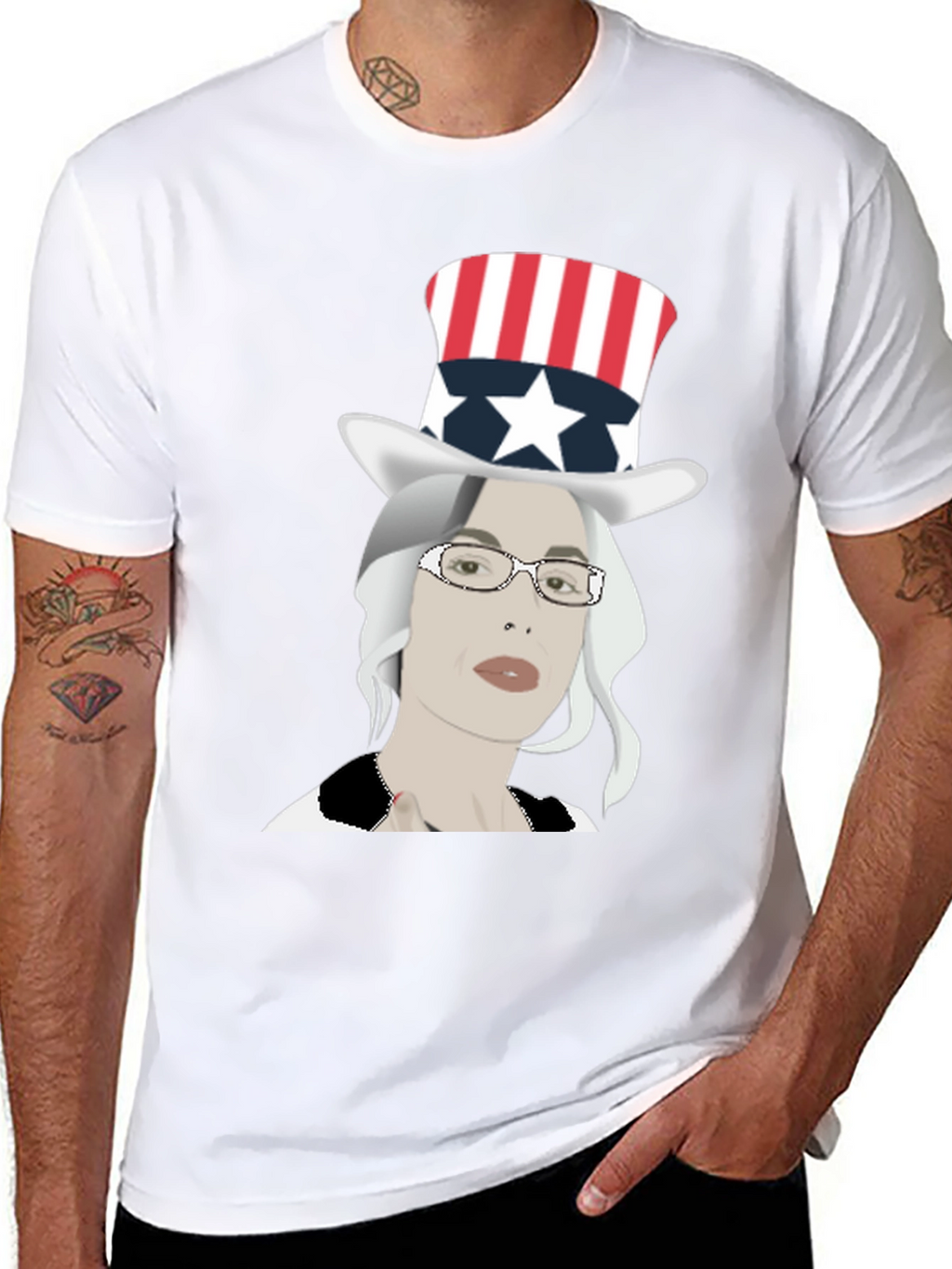 Patriotic Woman Graphic Tee