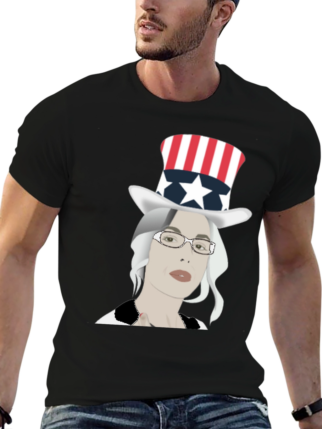 Patriotic Woman Graphic Tee