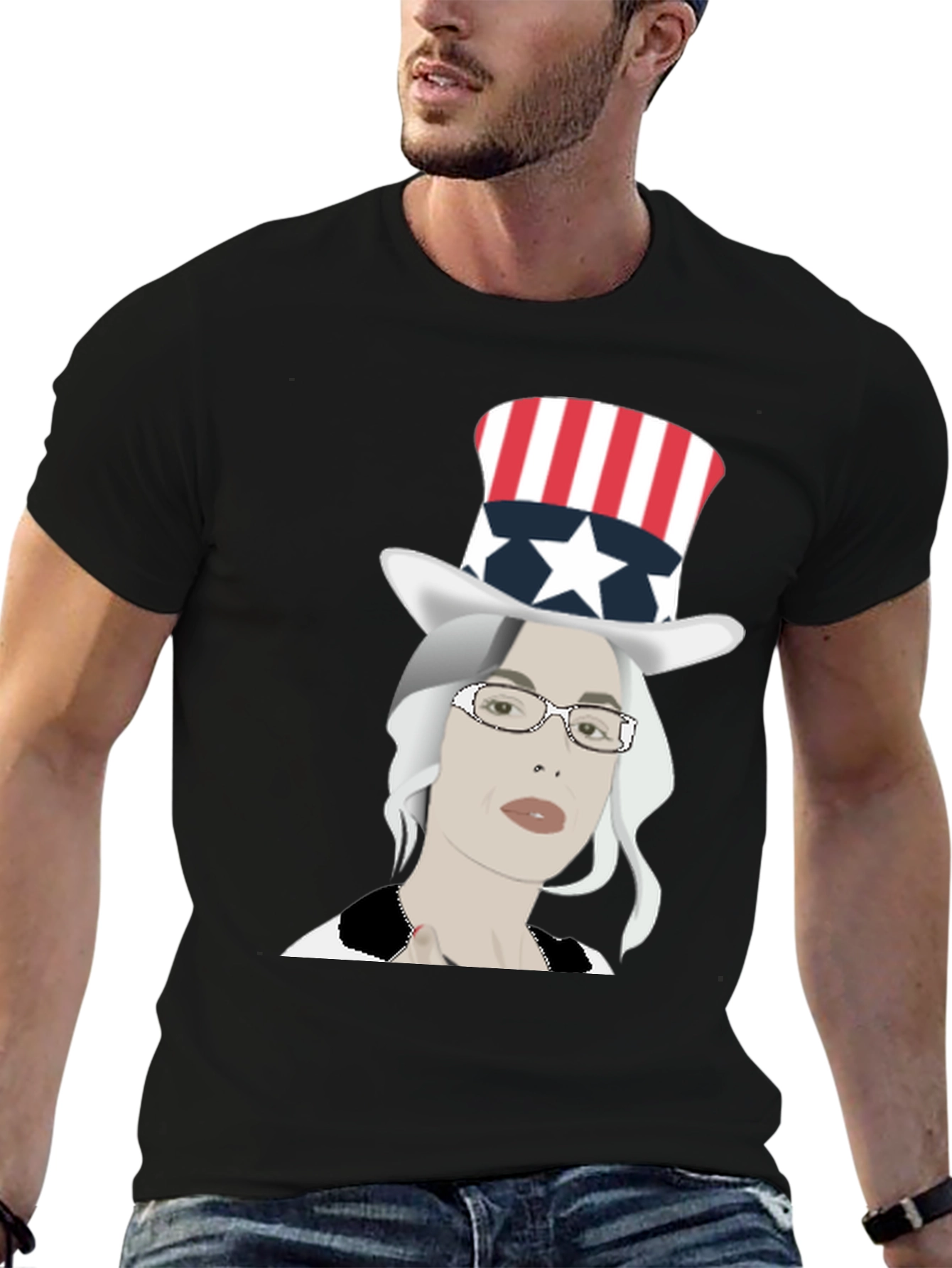 Patriotic Woman Graphic Tee