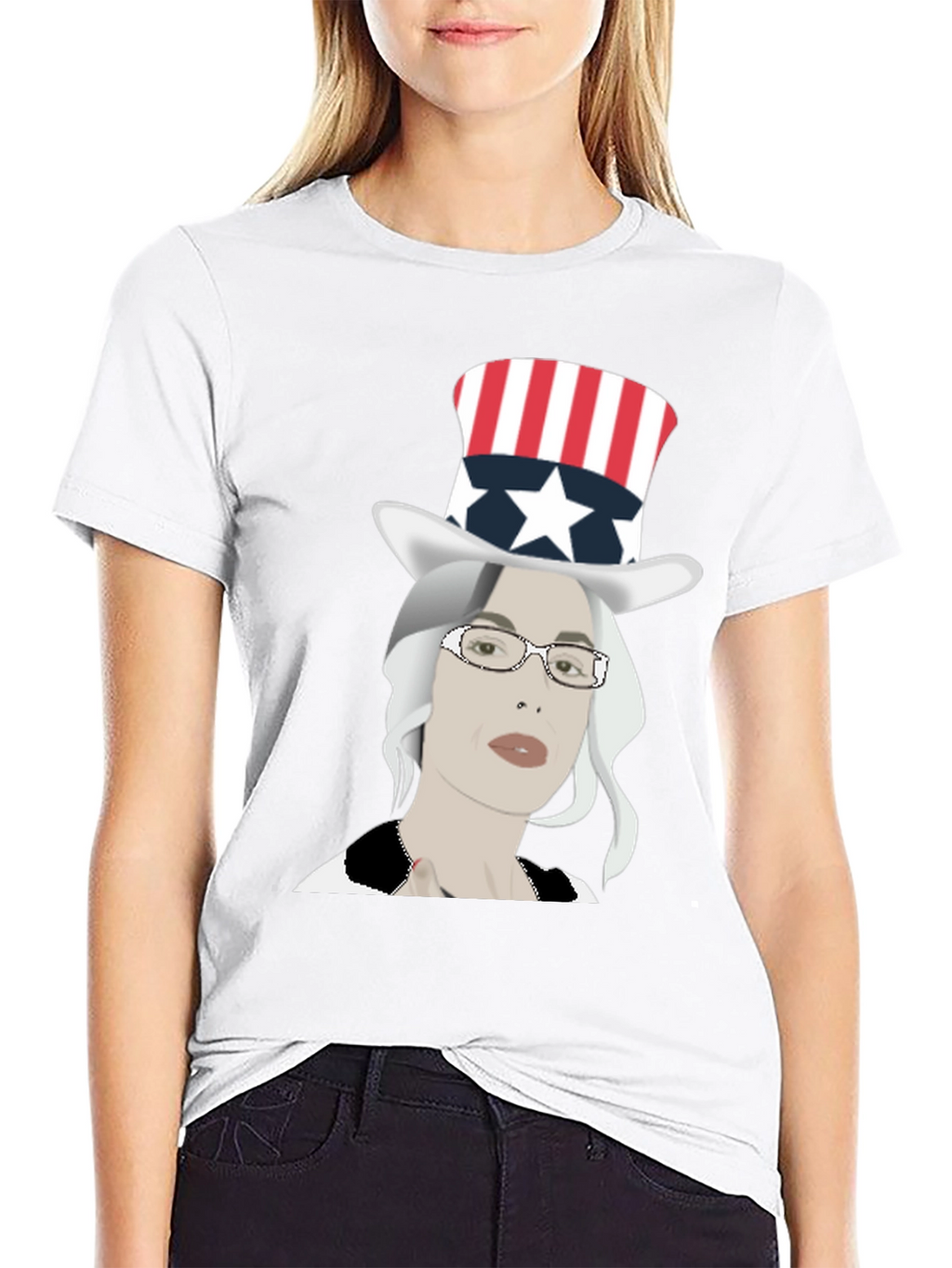 Patriotic Woman Graphic Tee