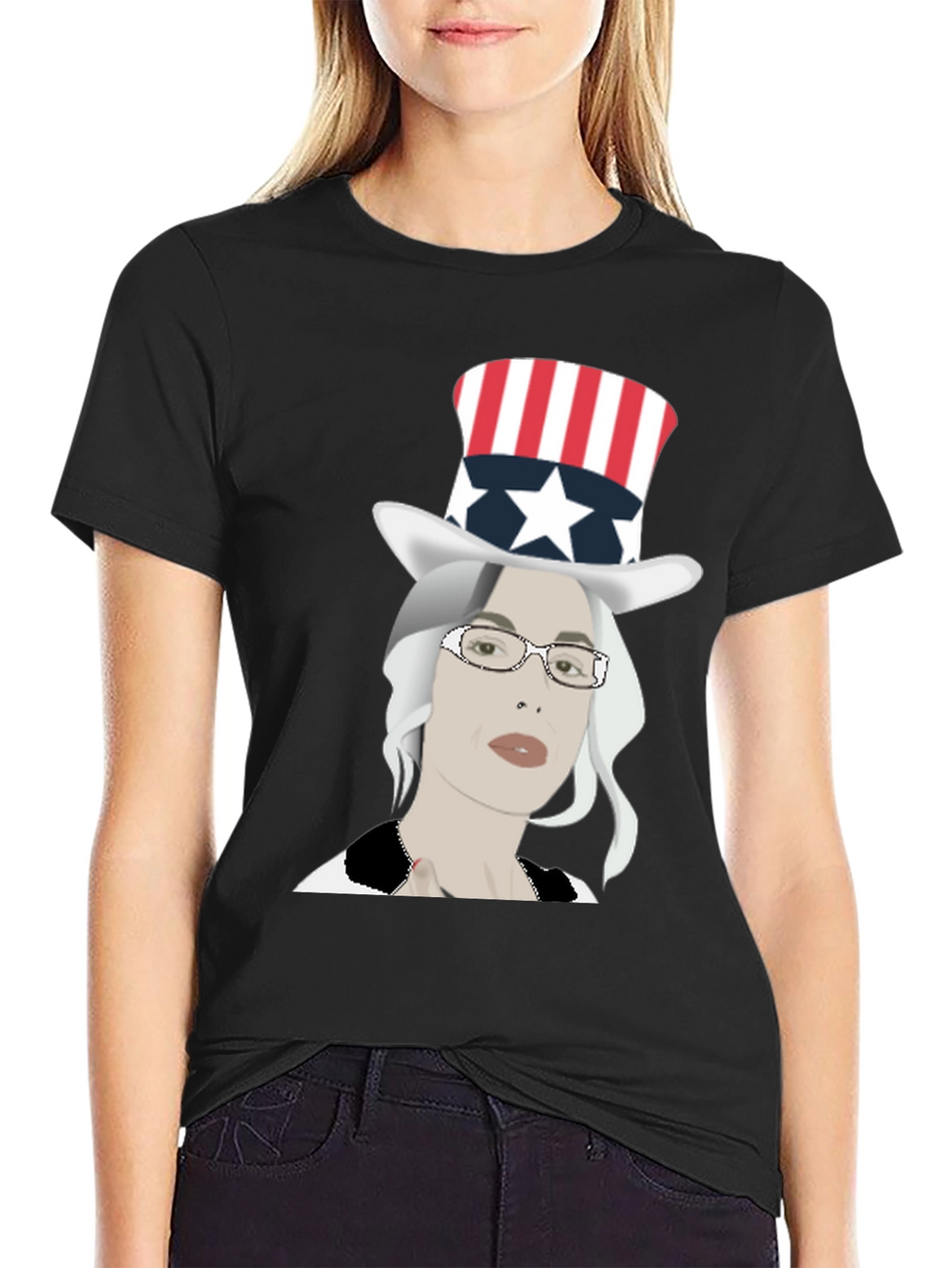 Patriotic Woman Graphic Tee