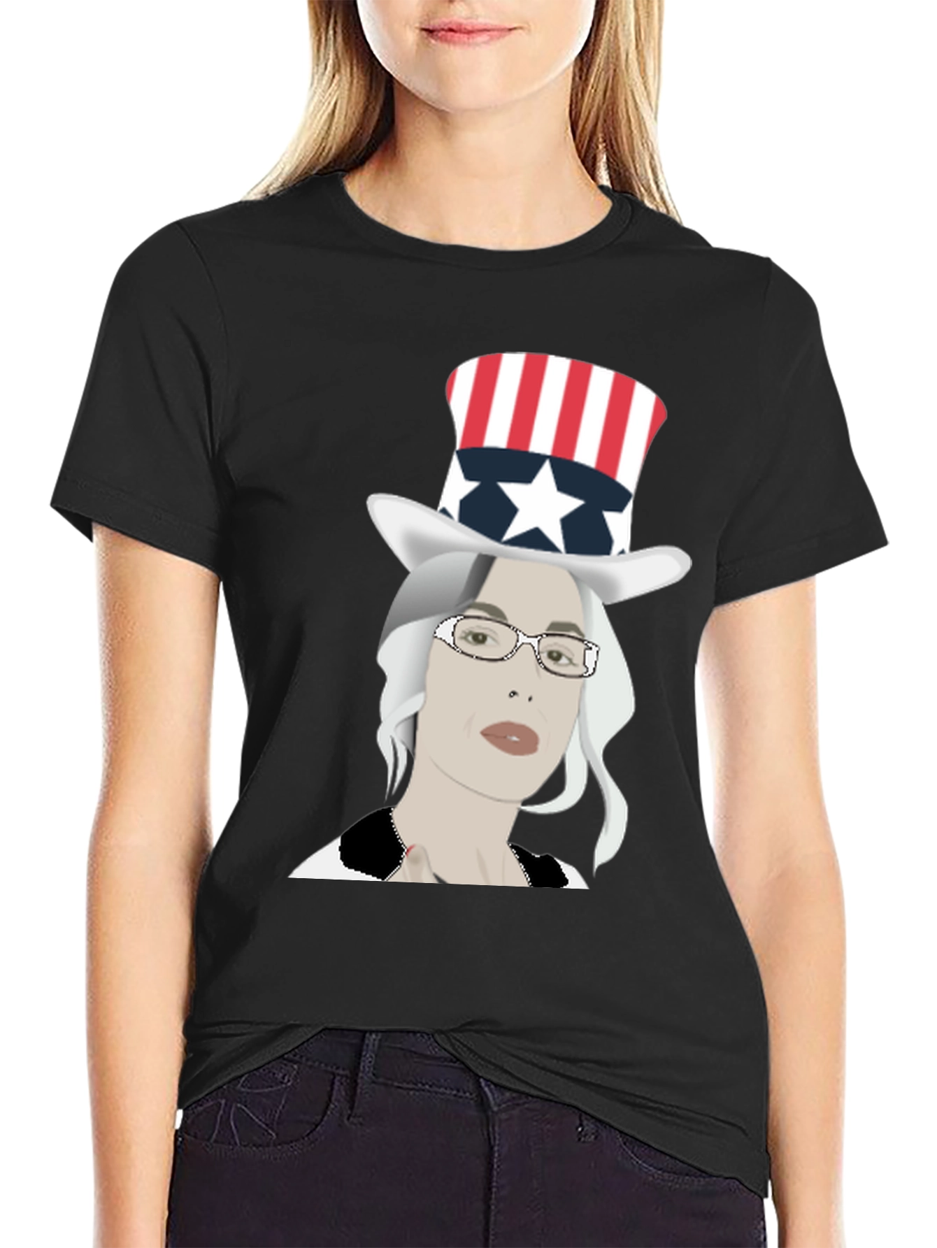 Patriotic Woman Graphic Tee