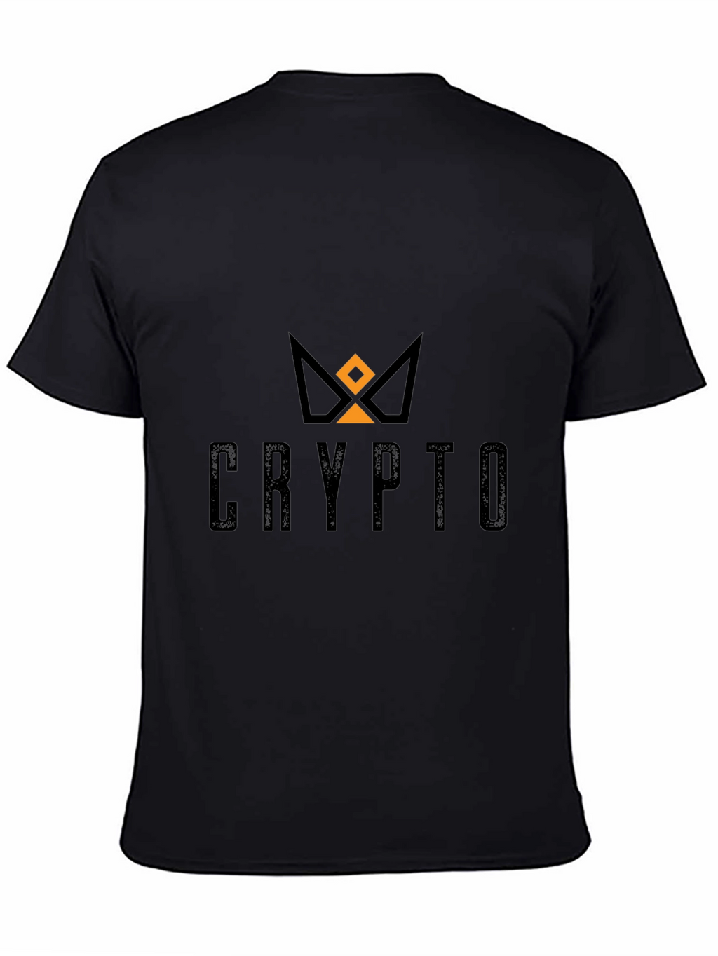 Crypto Crown Graphic T-Shirt - Black