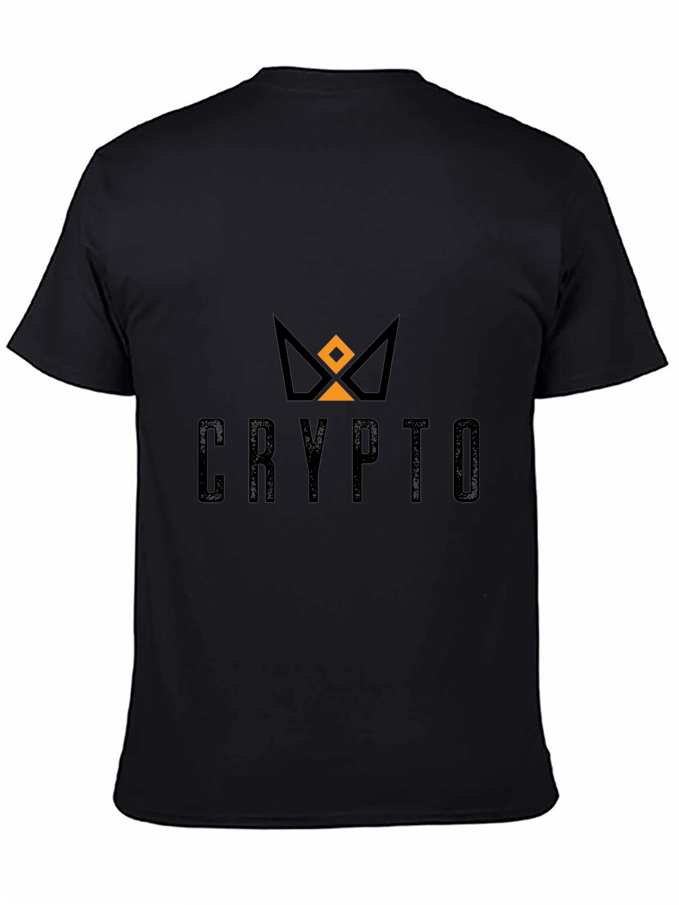 Crypto Crown Graphic T-Shirt - Black