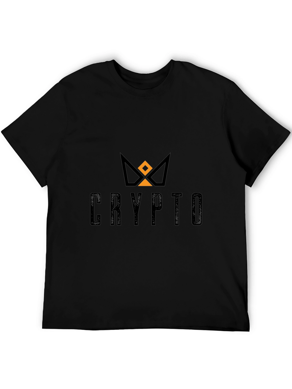 Crypto Crown Graphic T-Shirt - Black