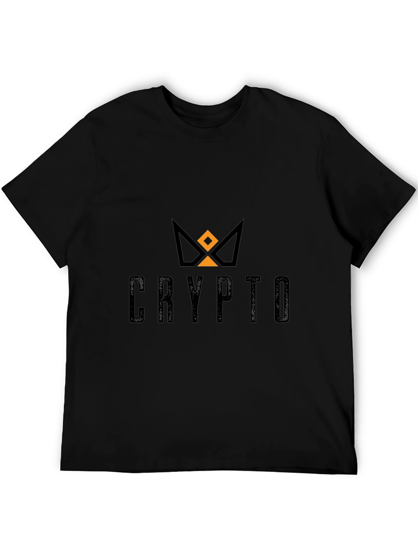 Crypto Crown Graphic T-Shirt - Black