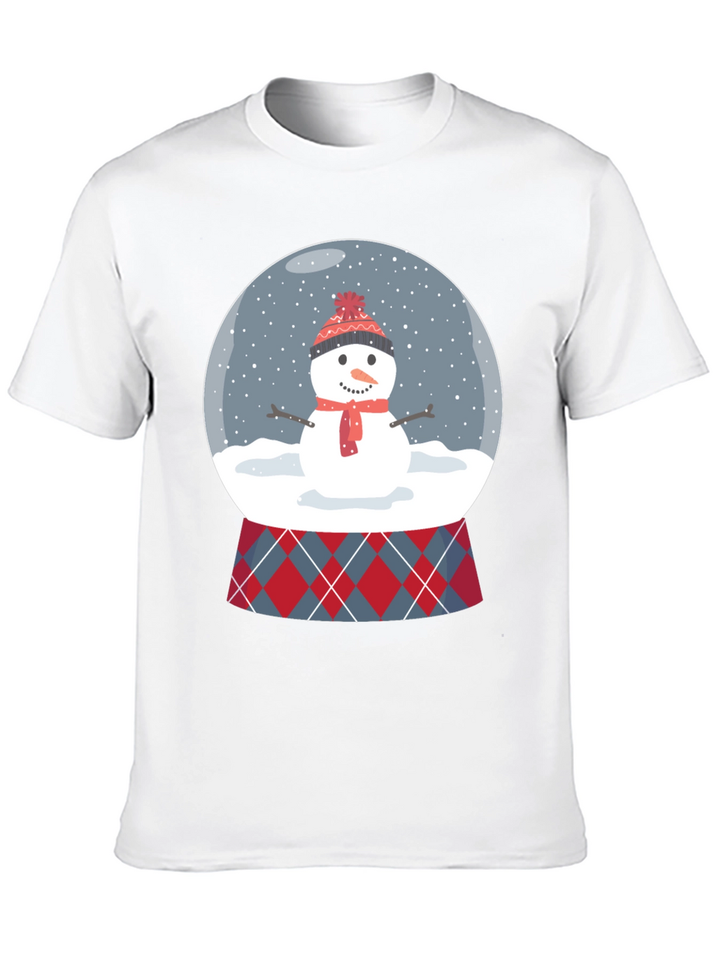 Snowman Snow Globe Graphic Tee