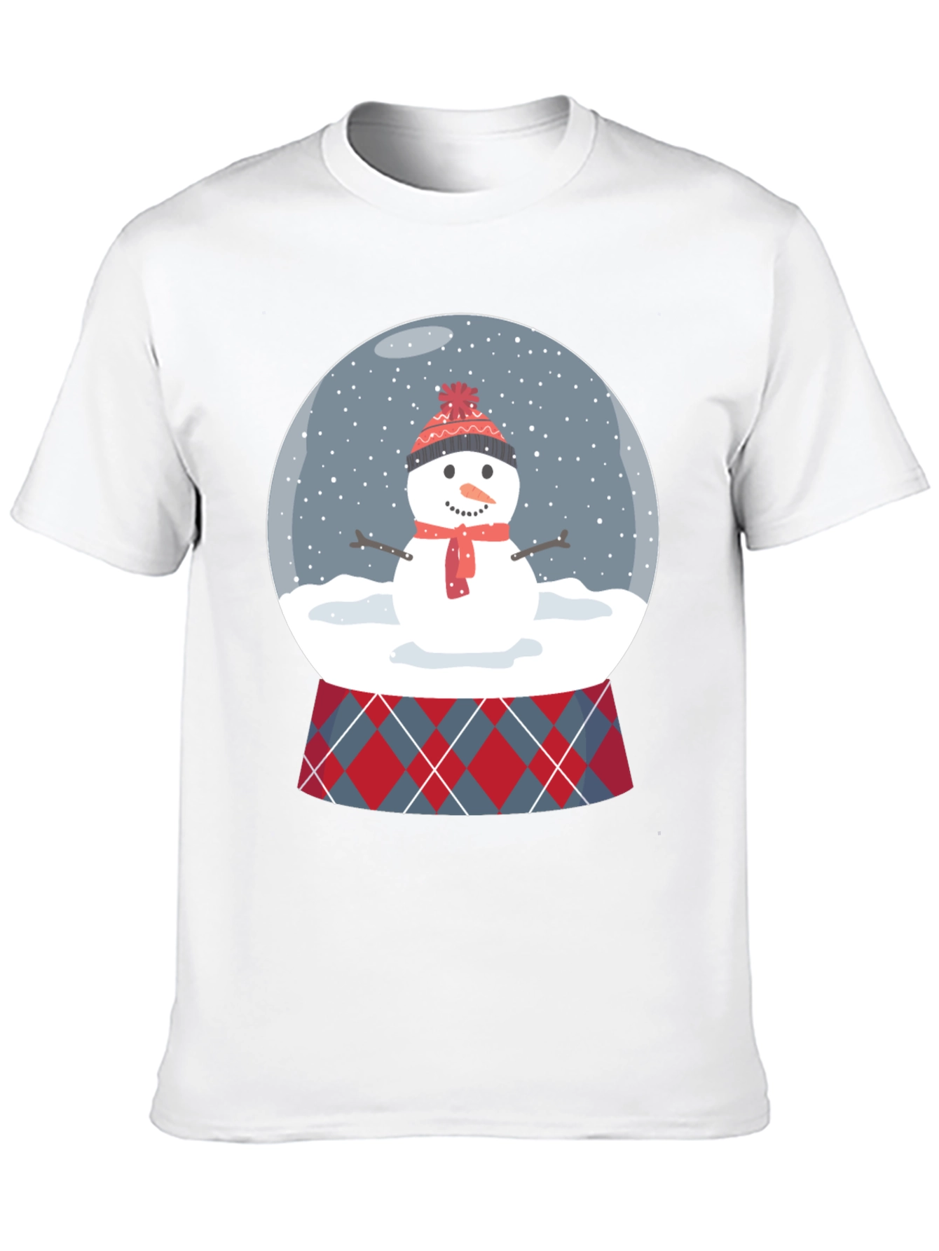 Snowman Snow Globe Graphic Tee
