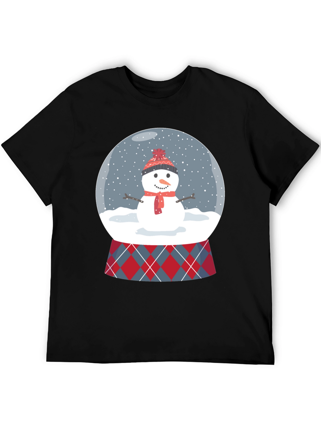 Snowman Snow Globe Graphic Tee