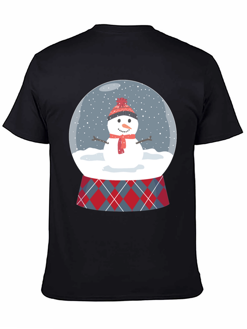 Snowman Snow Globe Graphic Tee
