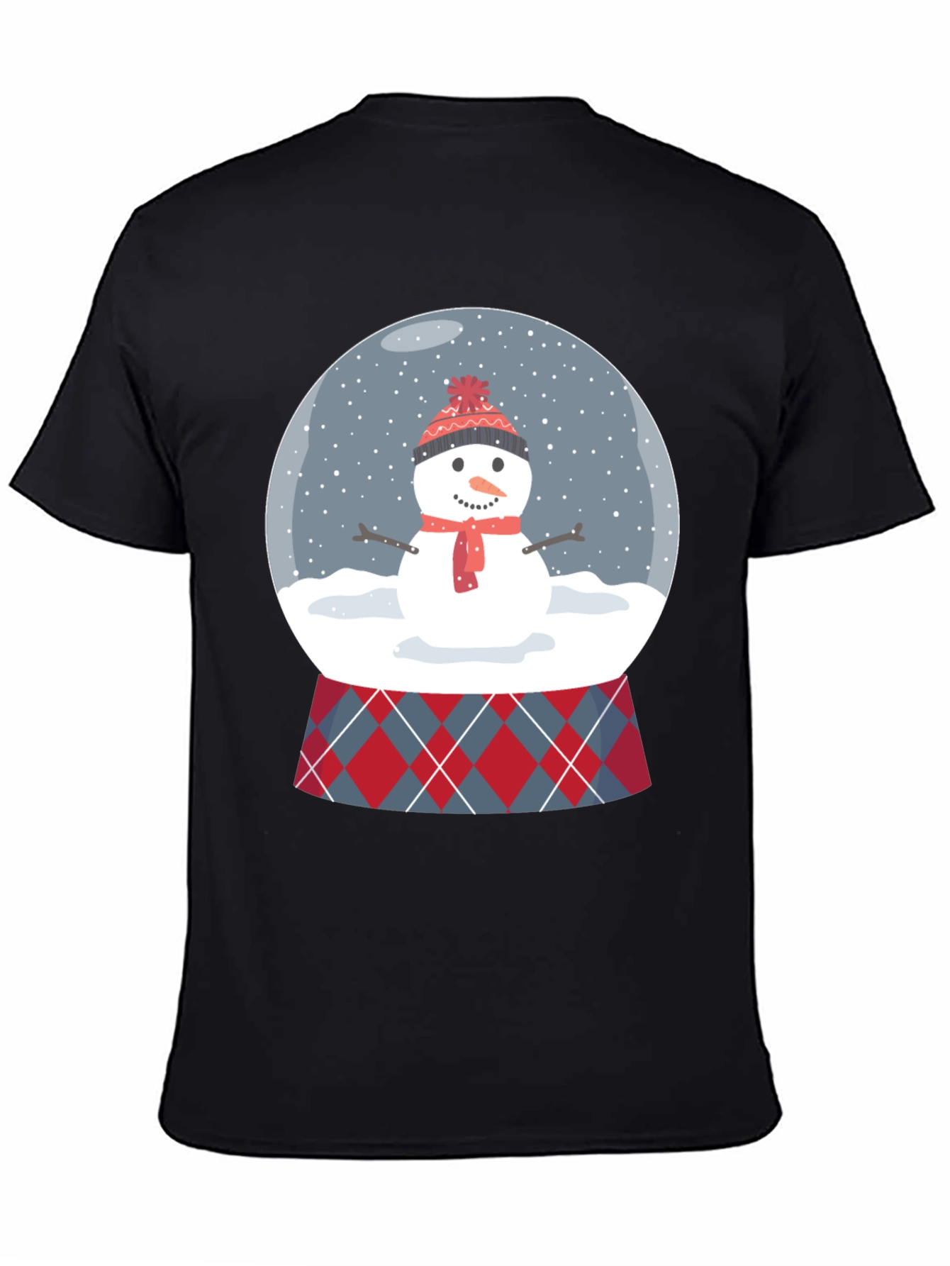 Snowman Snow Globe Graphic Tee