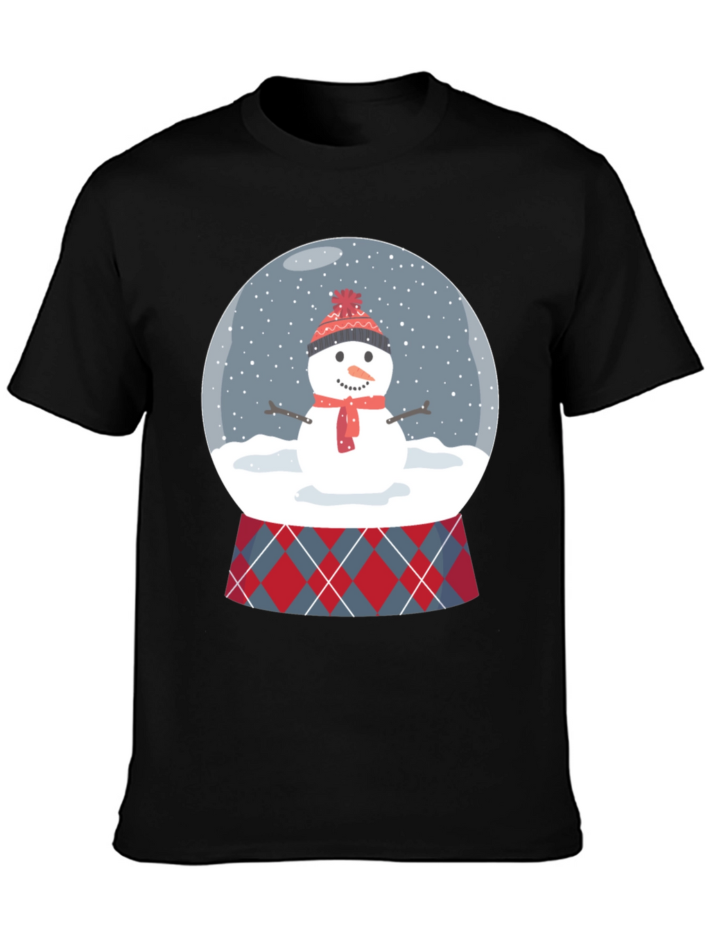 Snowman Snow Globe Graphic Tee
