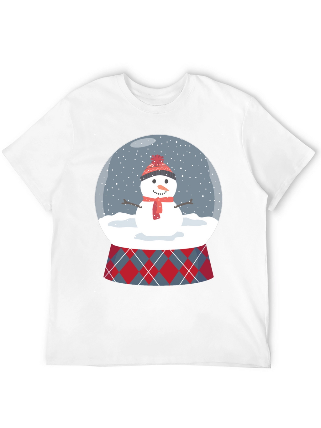 Snowman Snow Globe Graphic Tee