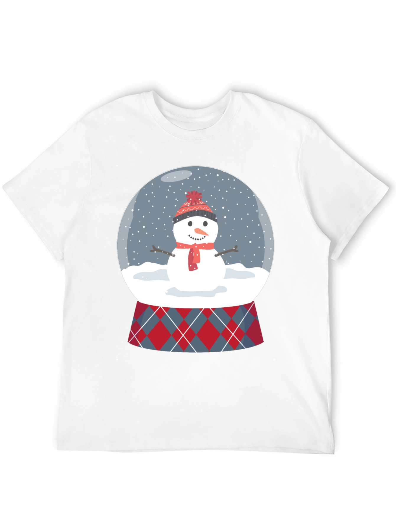 Snowman Snow Globe Graphic Tee