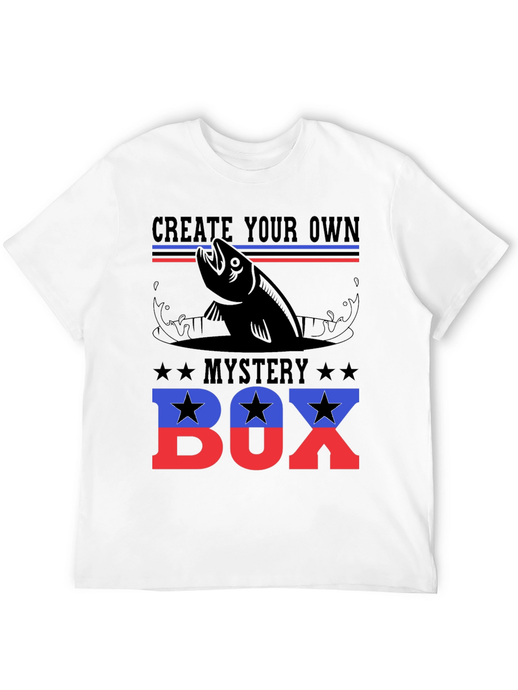 Create Your Own Mystery Box Fishing T-Shirt
