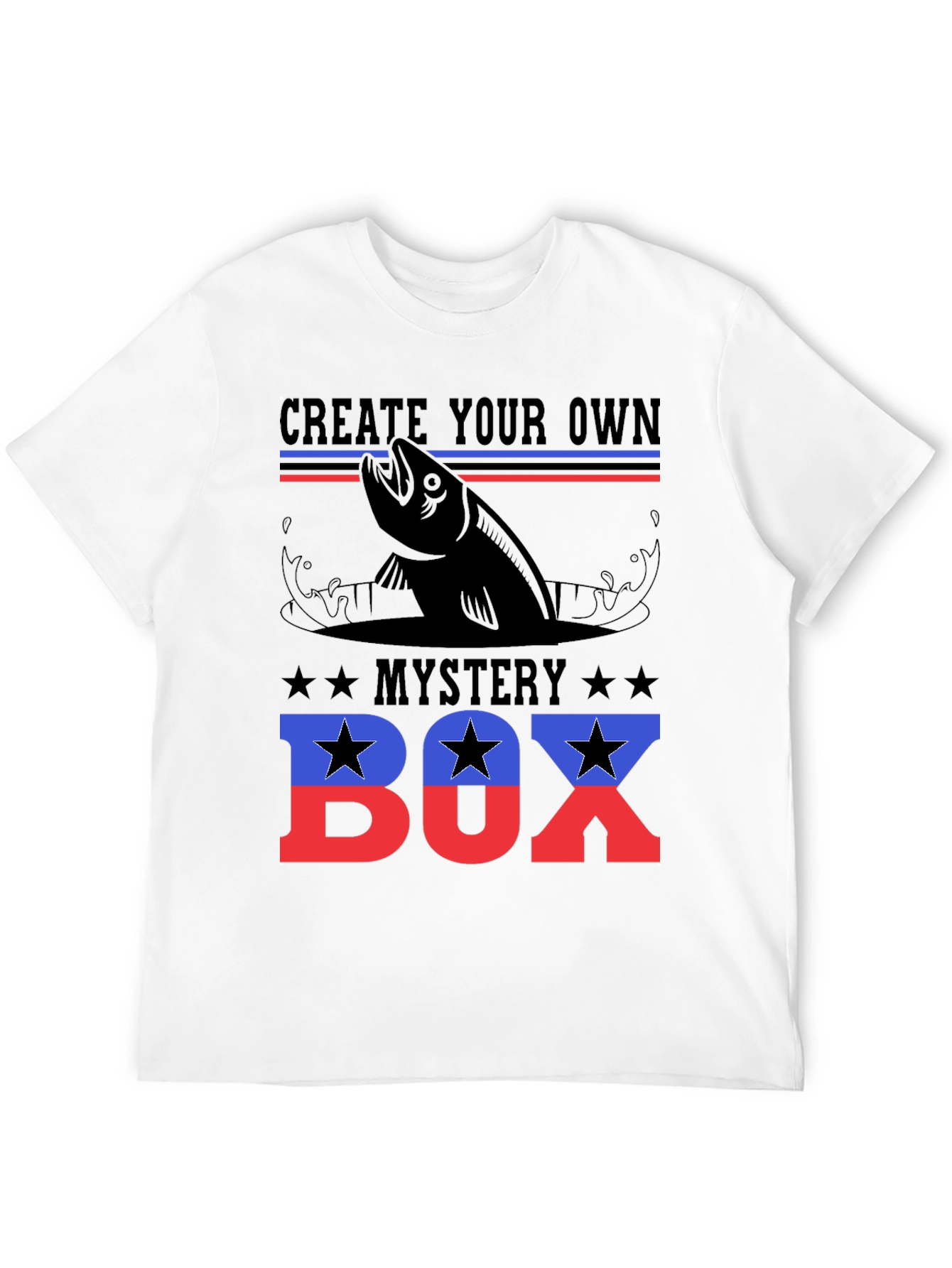 Create Your Own Mystery Box Fishing T-Shirt