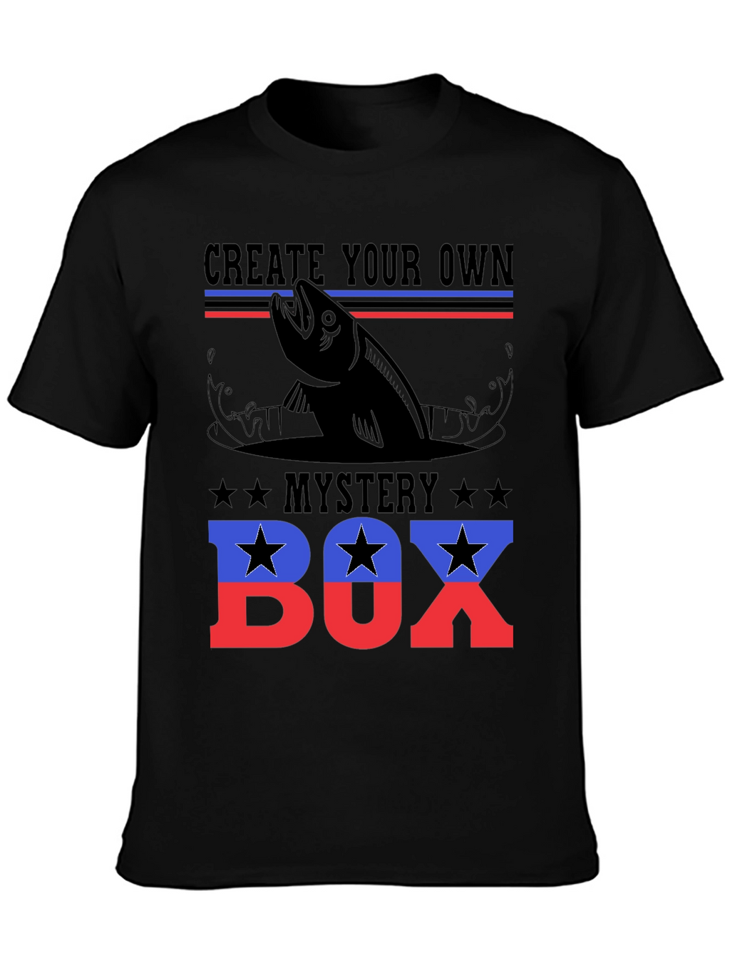 Create Your Own Mystery Box Fishing T-Shirt