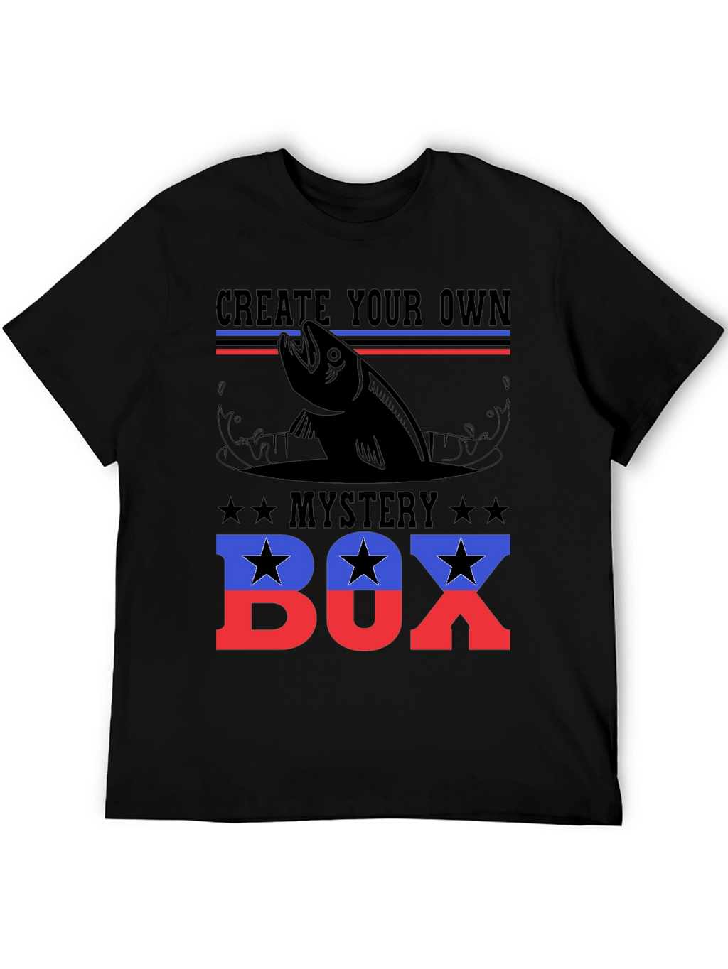 Create Your Own Mystery Box Fishing T-Shirt