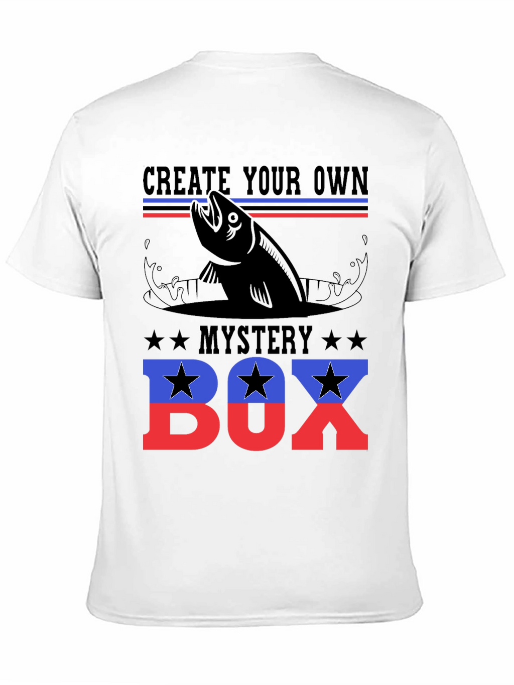 Create Your Own Mystery Box Fishing T-Shirt