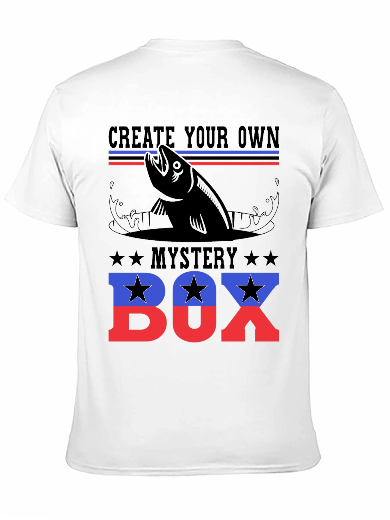 Create Your Own Mystery Box Fishing T-Shirt