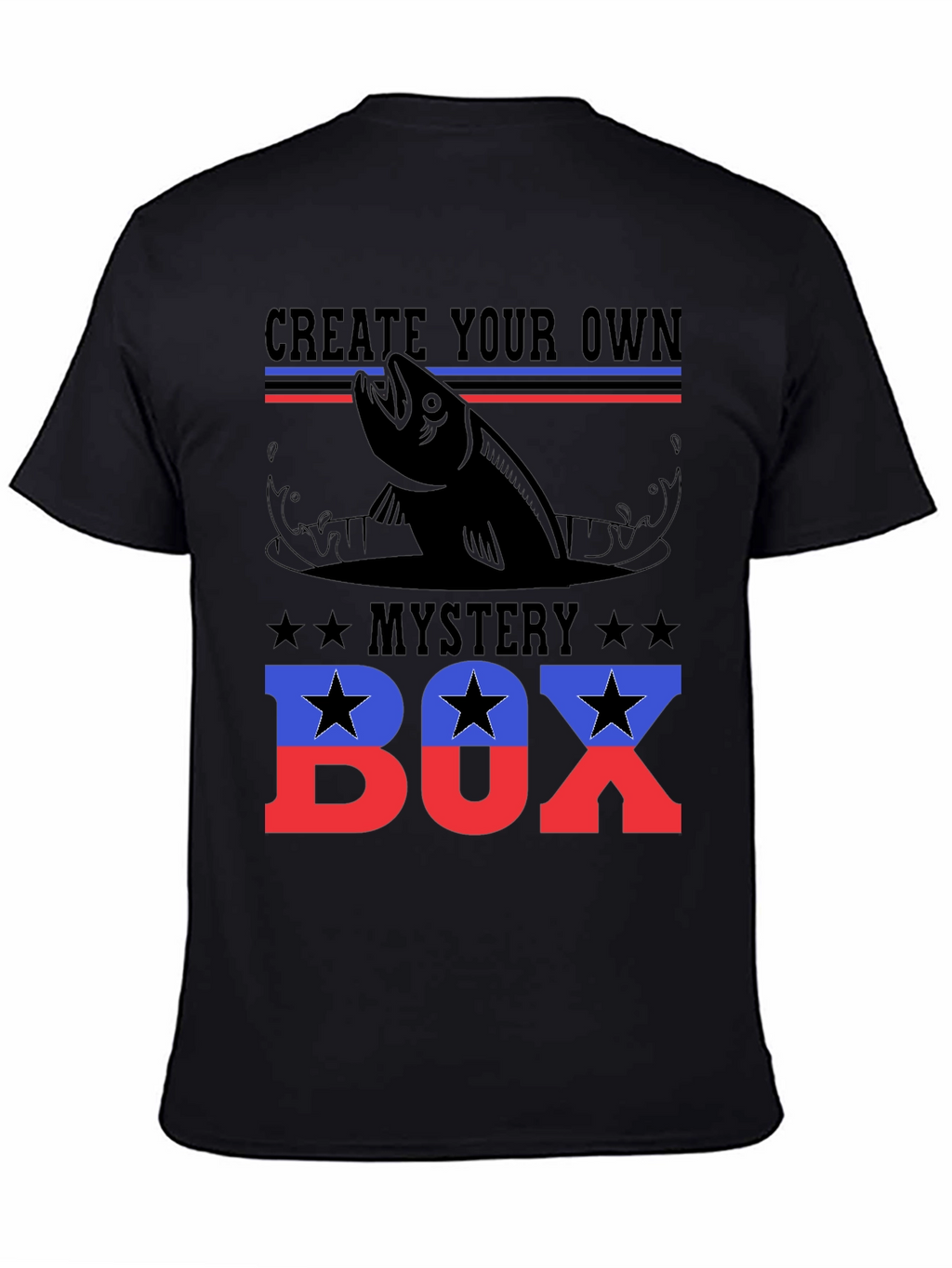 Create Your Own Mystery Box Fishing T-Shirt