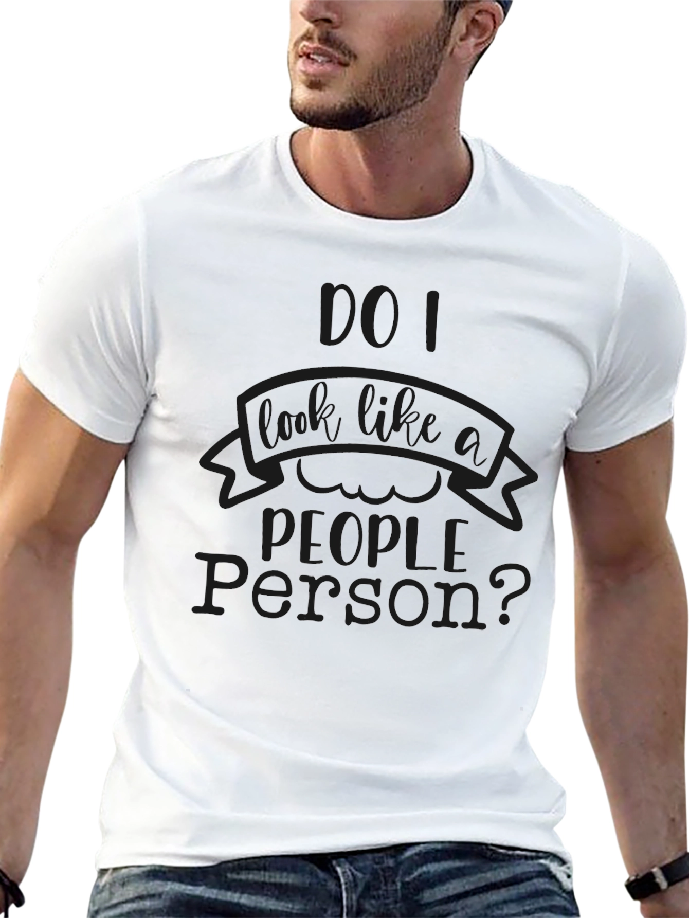 Funny Do I Look Like a People Person? T-Shirt