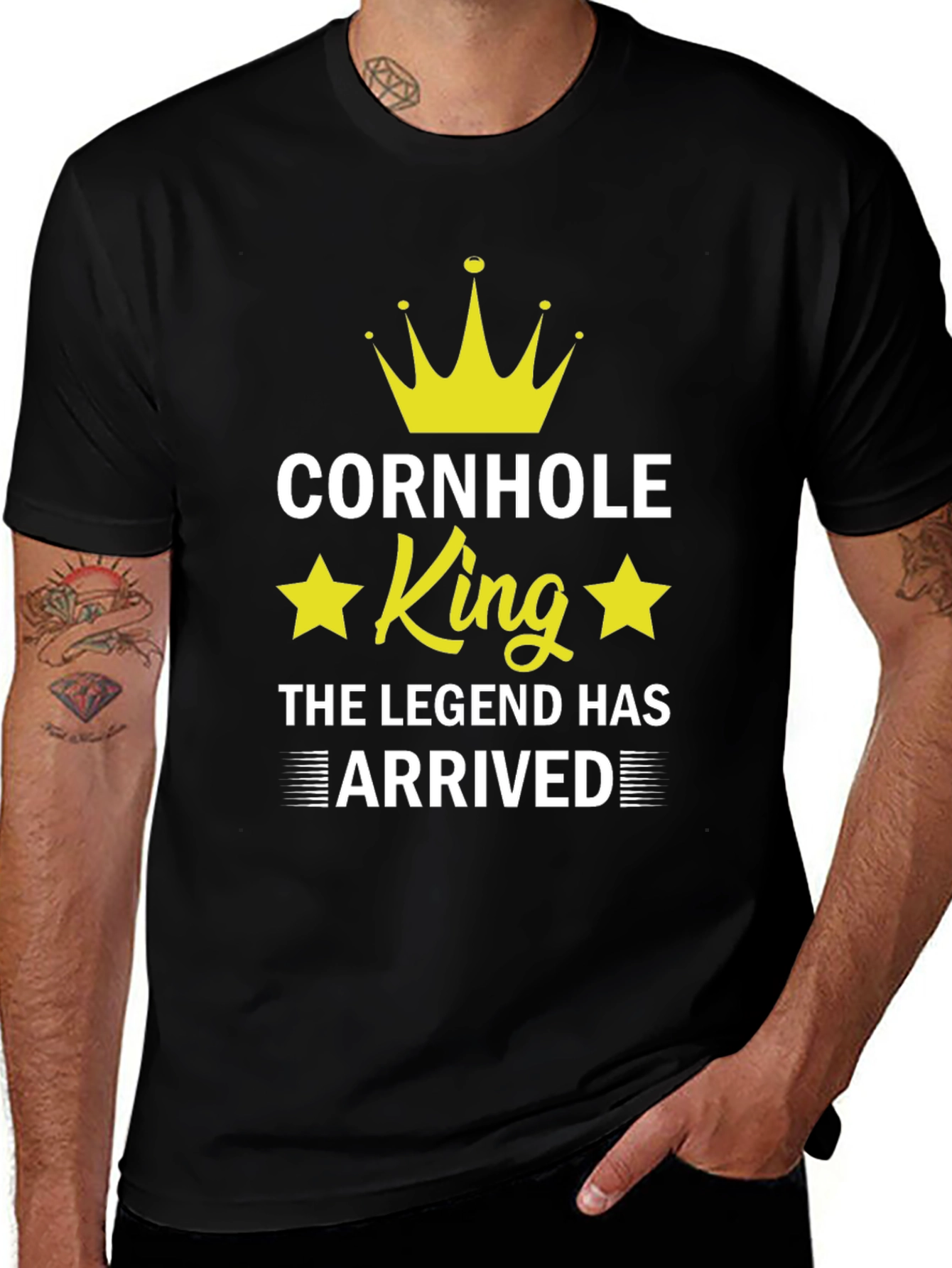 Cornhole King T-Shirt - The Legend Has Arrived