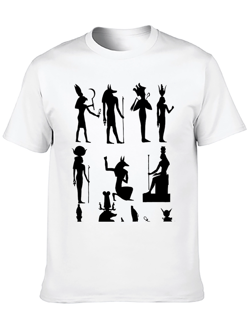 Egyptian God Graphic Tee - Black