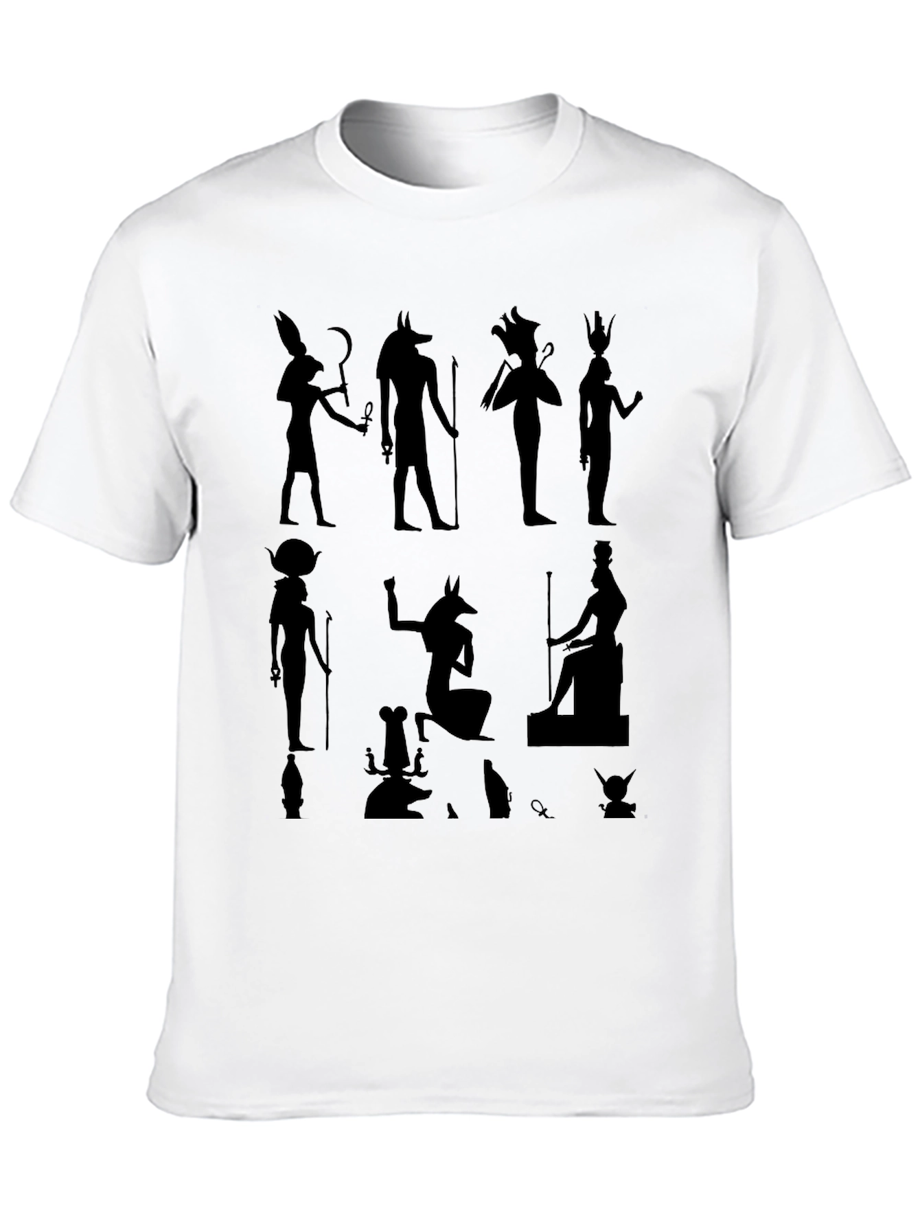 Egyptian God Graphic Tee - Black