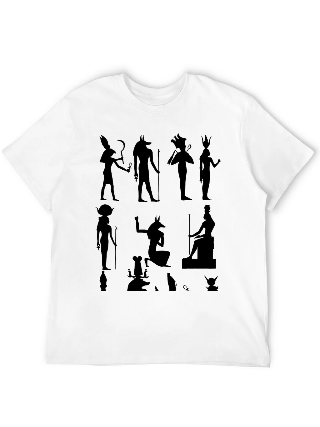 Egyptian God Graphic Tee - Black