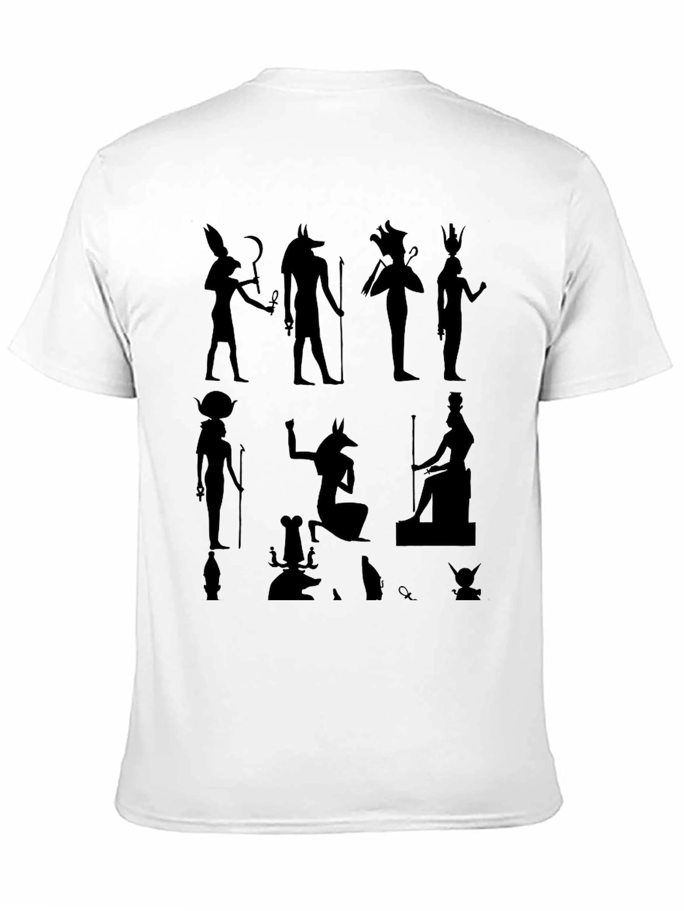 Egyptian God Graphic Tee - Black